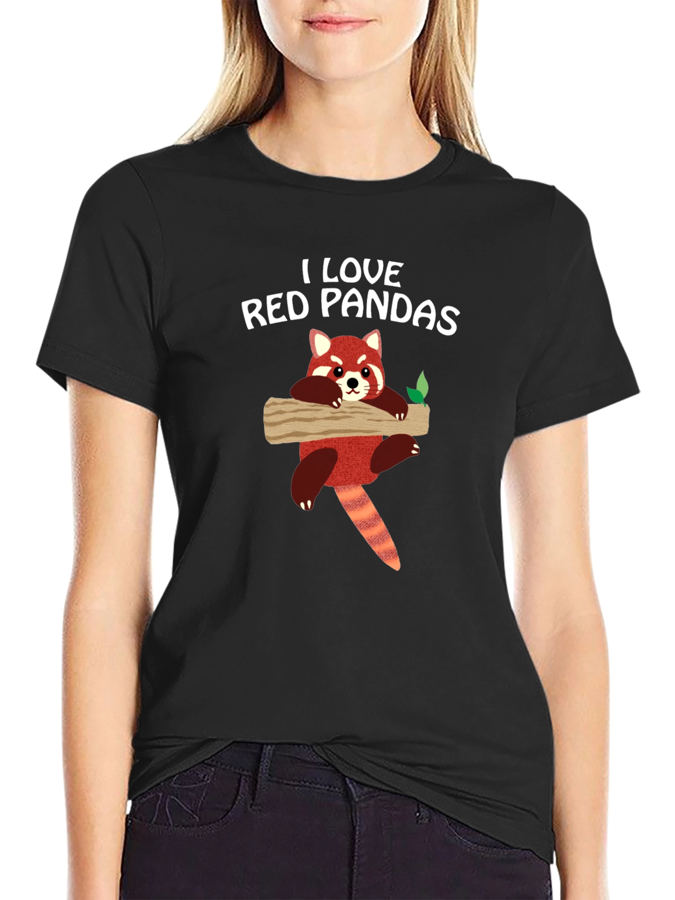 I Love Red Pandas Graphic T-Shirt