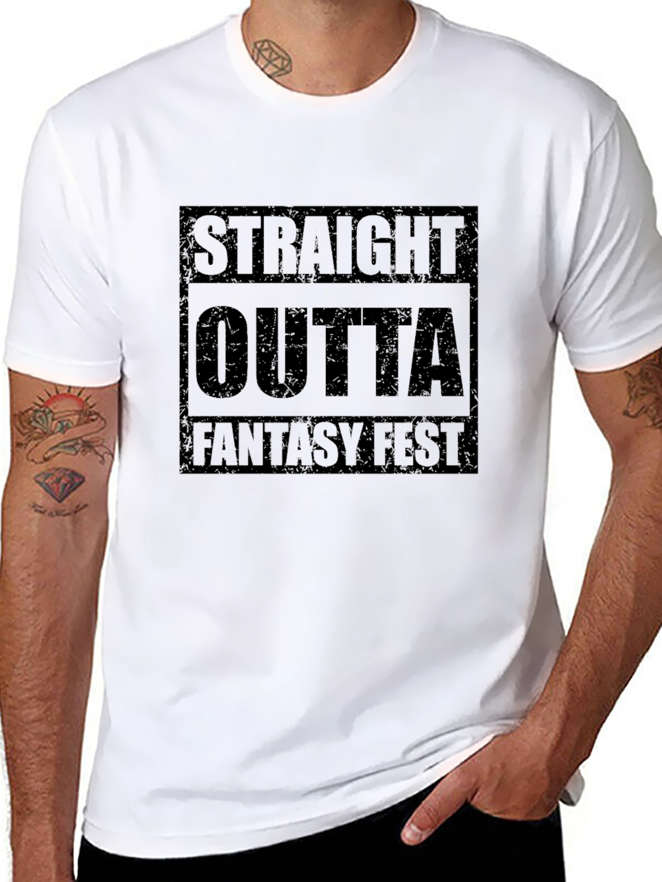 Straight Outta Fantasy Fest Black T-Shirt