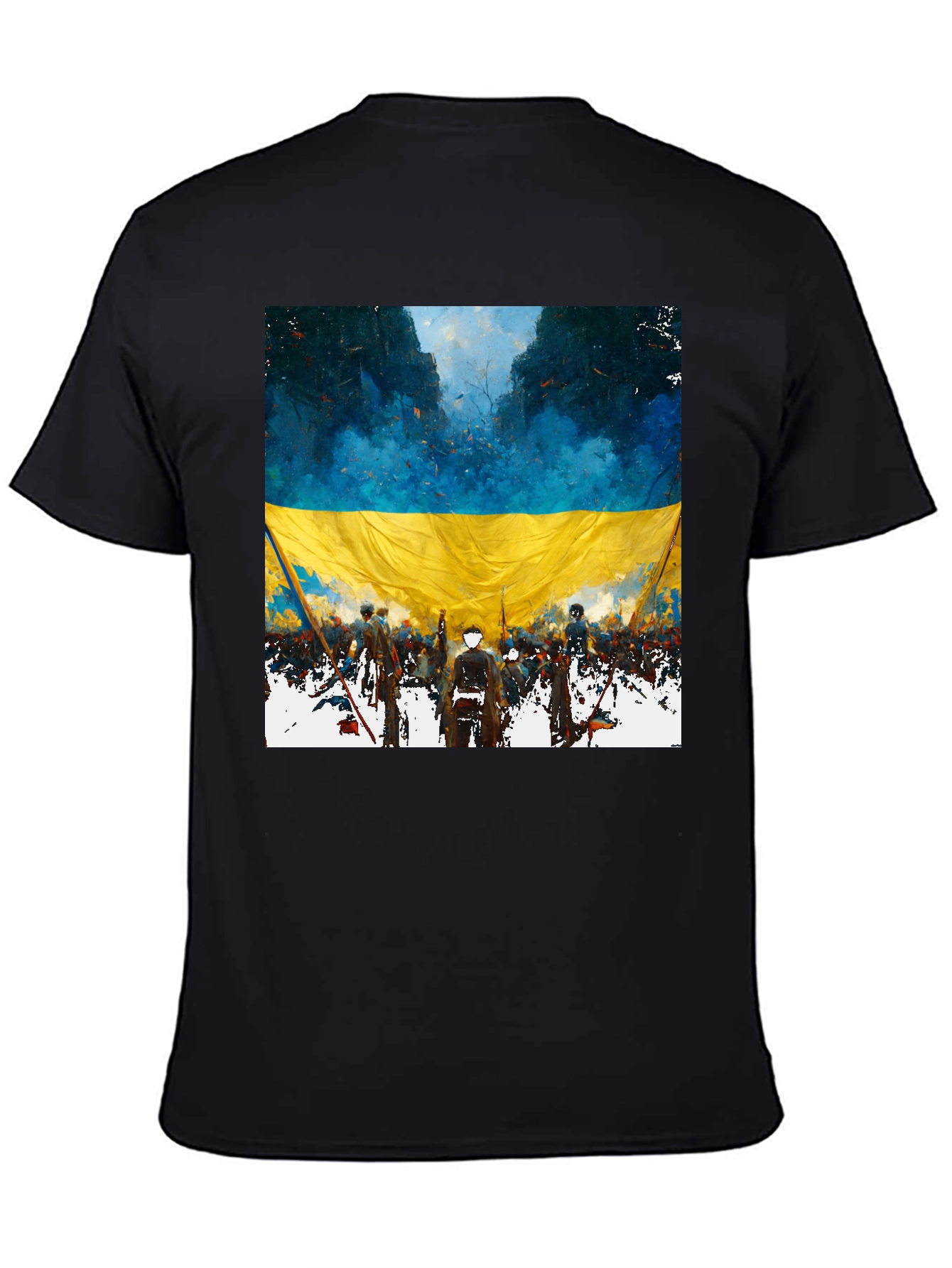 Ukraine Flag Graphic T-Shirt