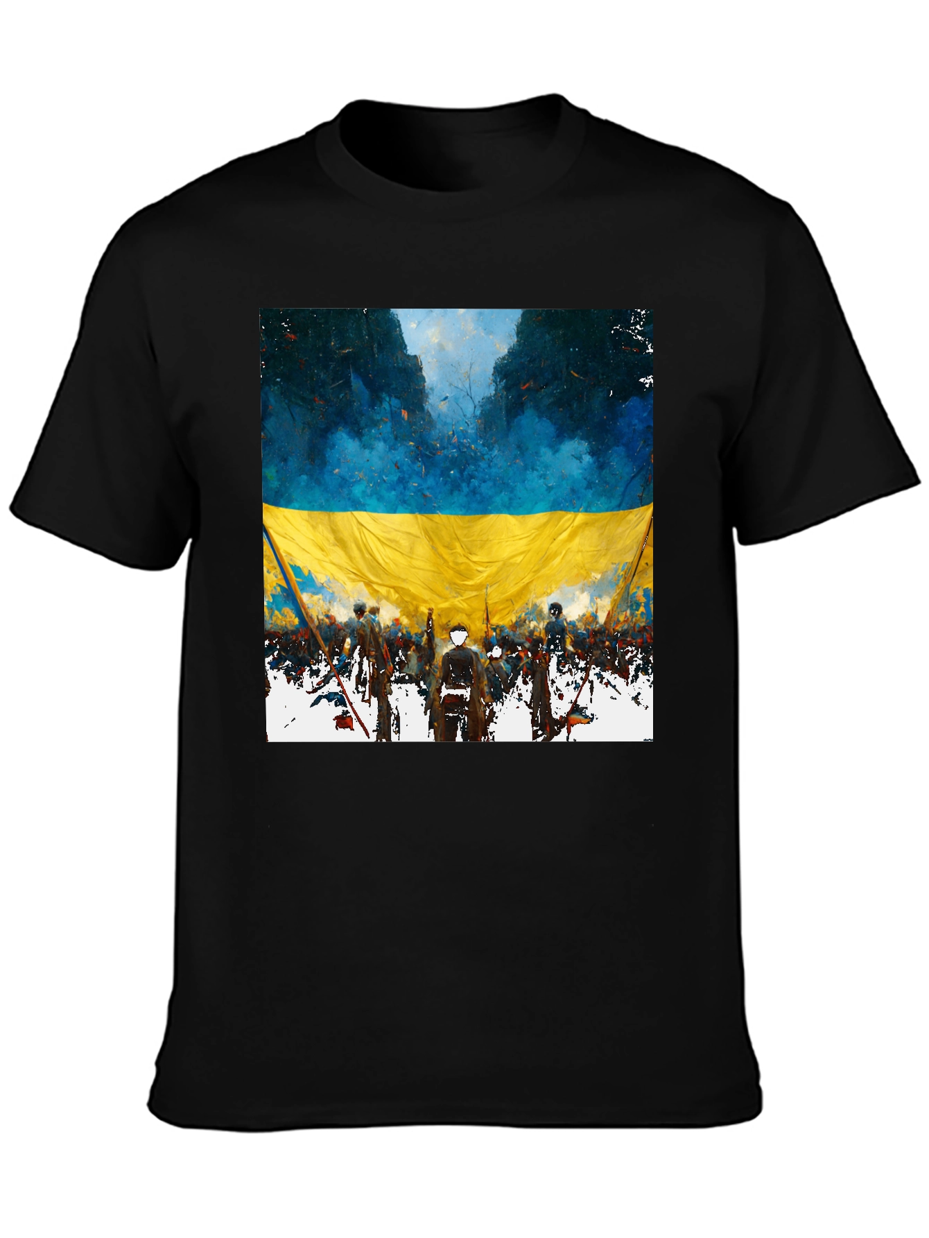 Ukraine Flag Graphic T-Shirt