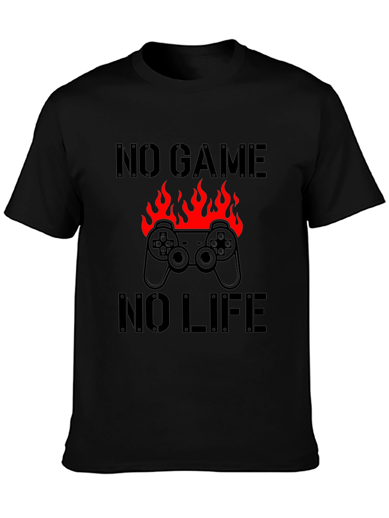 No Game No Life Gamer T-Shirt - Black
