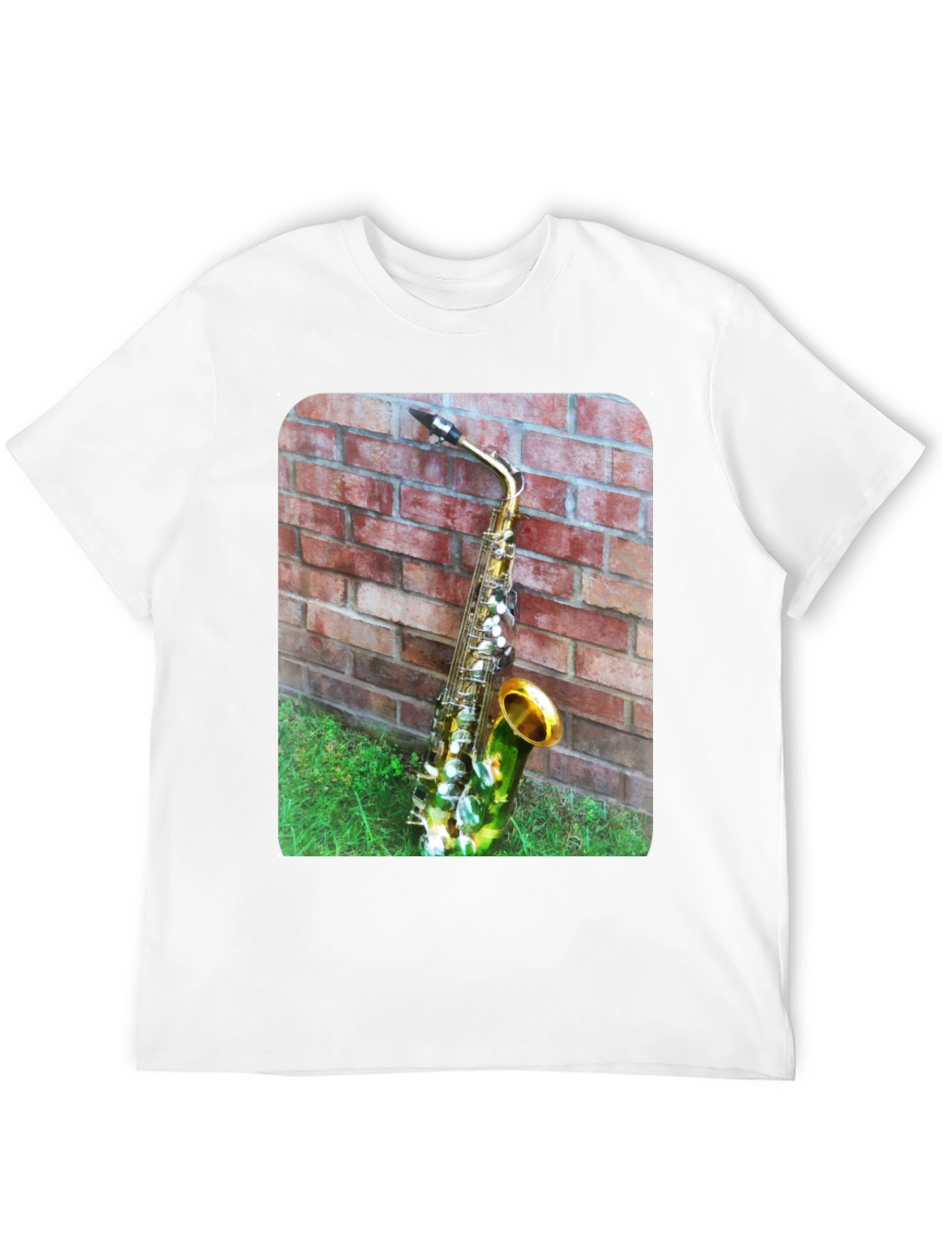 Saxophone Graphic T-Shirt - Music Lover Tee