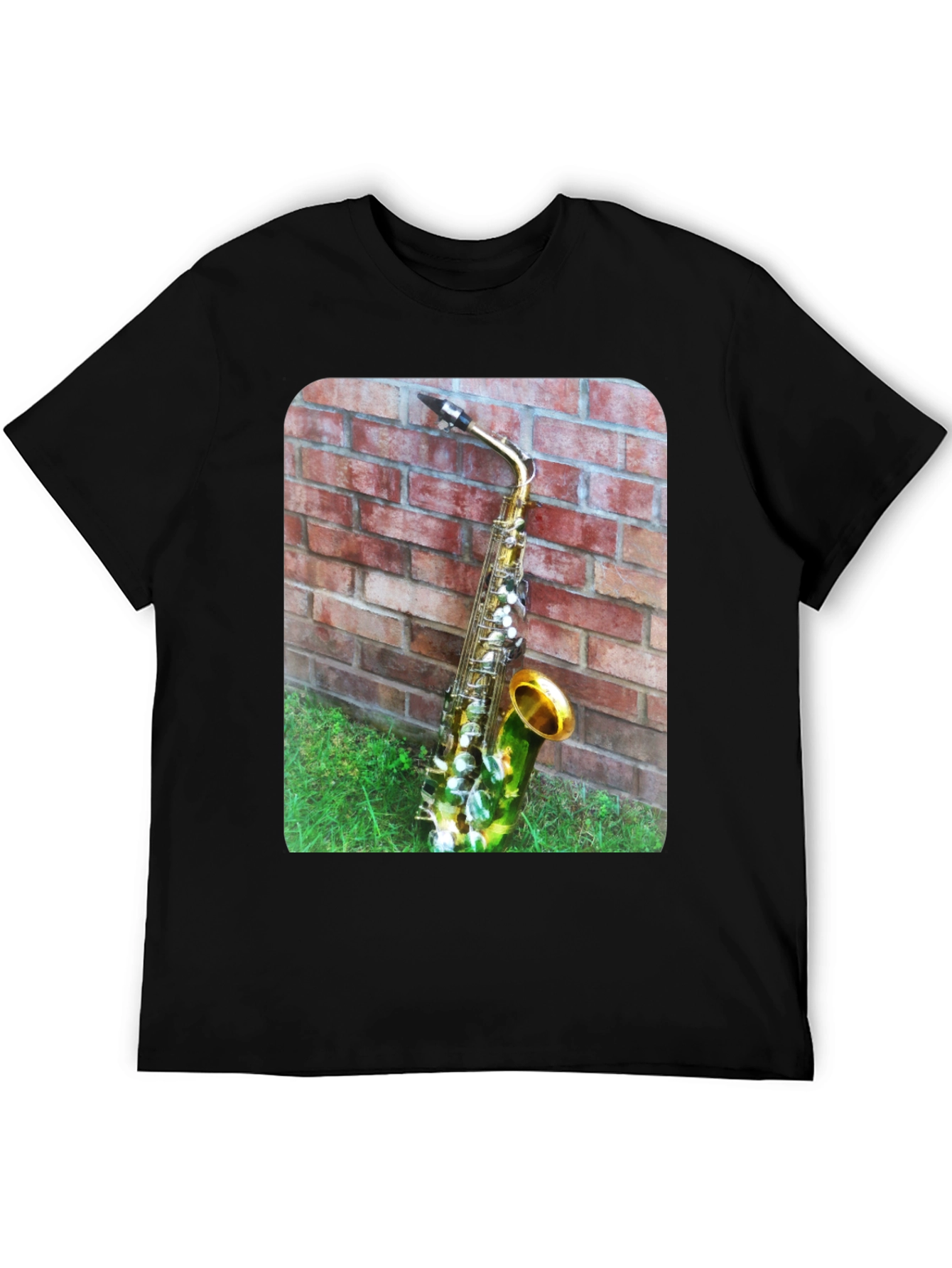 Saxophone Graphic T-Shirt - Music Lover Tee