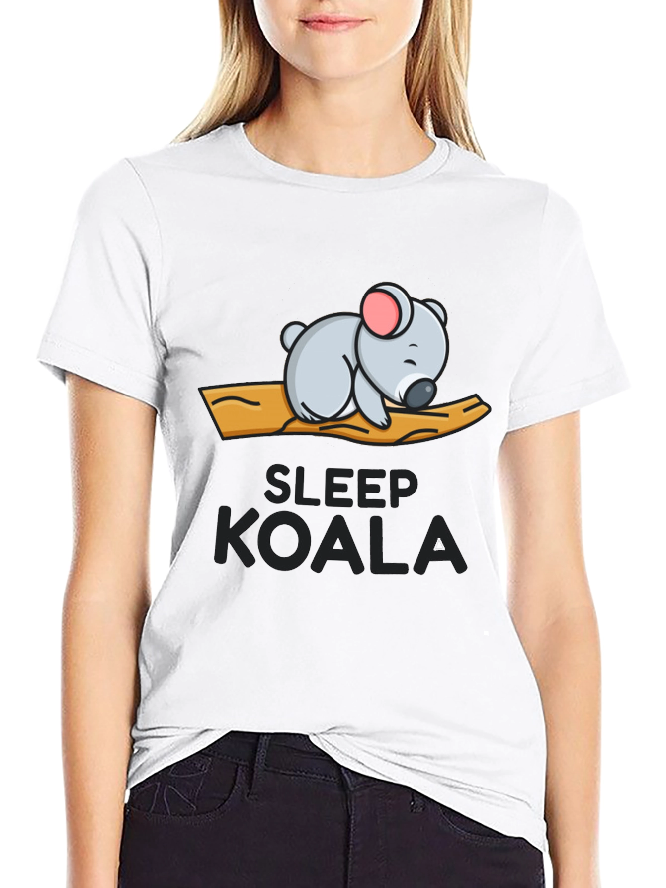 Sleepy Koala Graphic T-Shirt