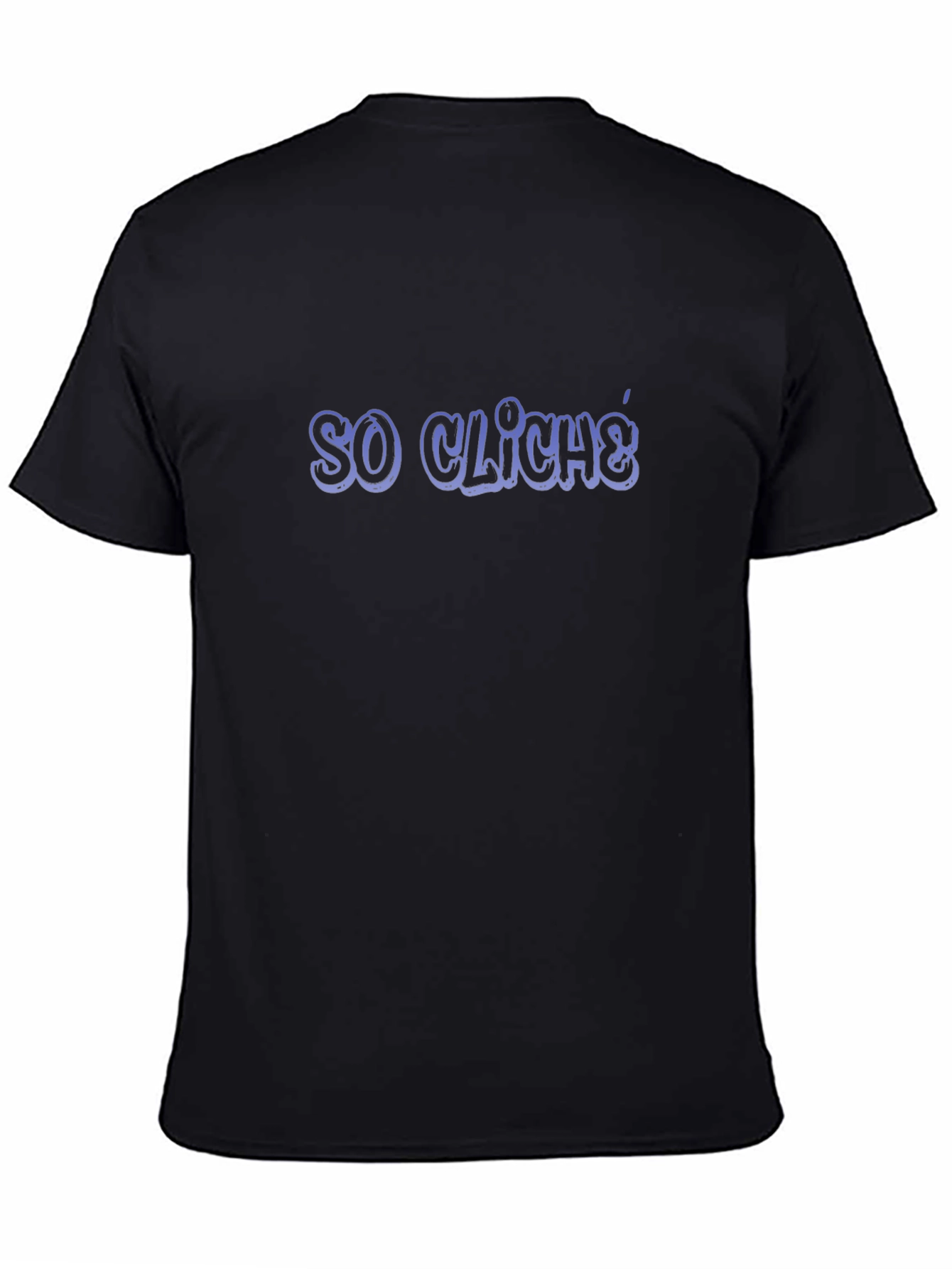 So Cliche Black Graphic Tee
