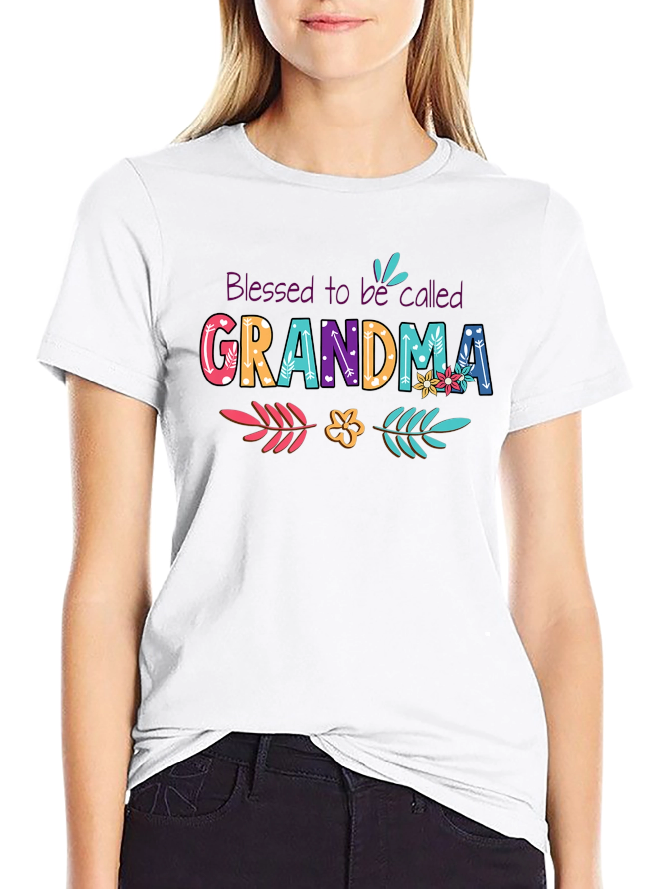 Blessed Grandma Graphic Tee - Gift for Grandmothers