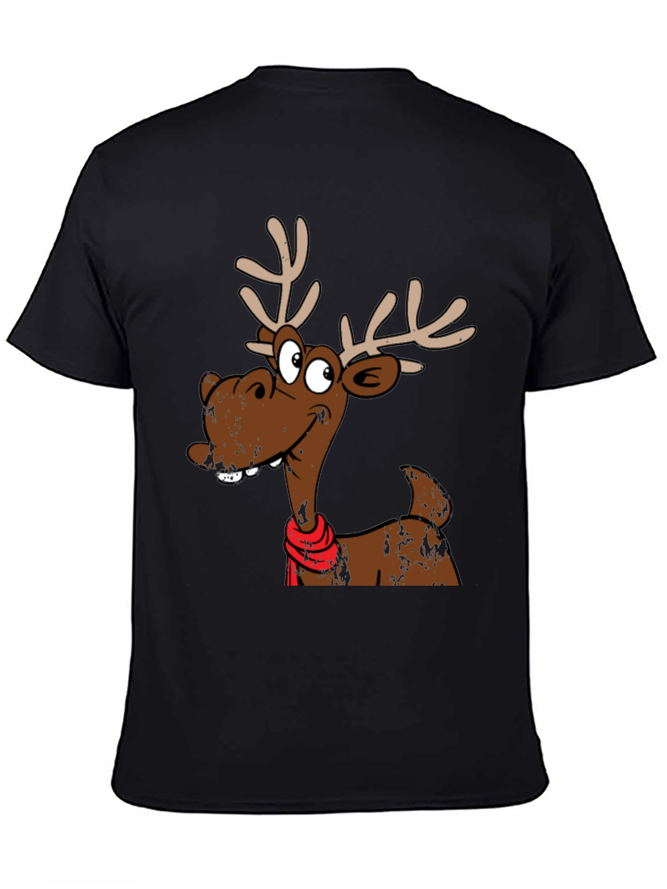 Funny Reindeer Graphic T-Shirt - Holiday Style