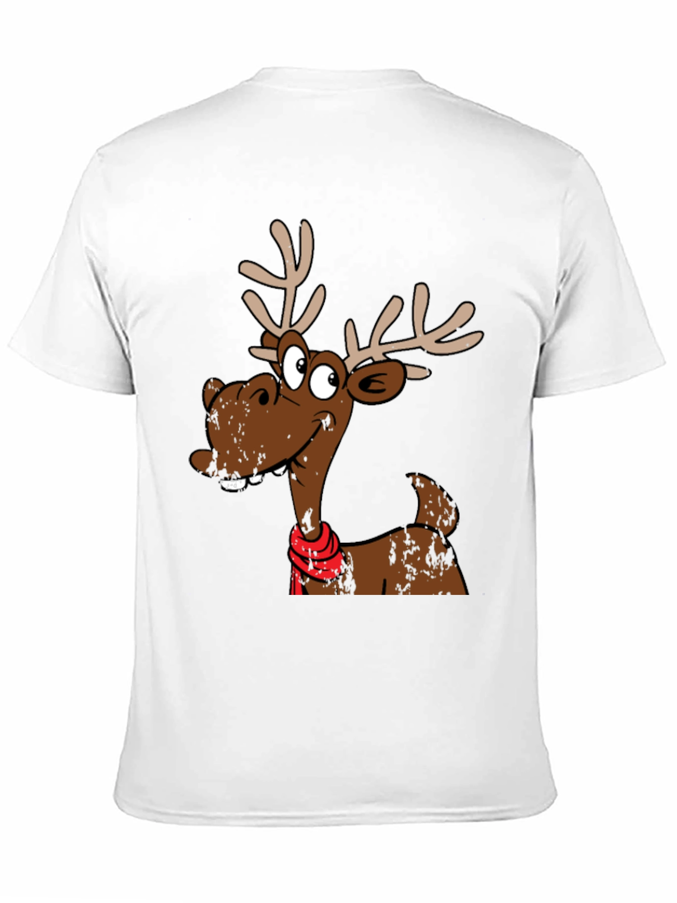 Funny Reindeer Graphic T-Shirt - Holiday Style