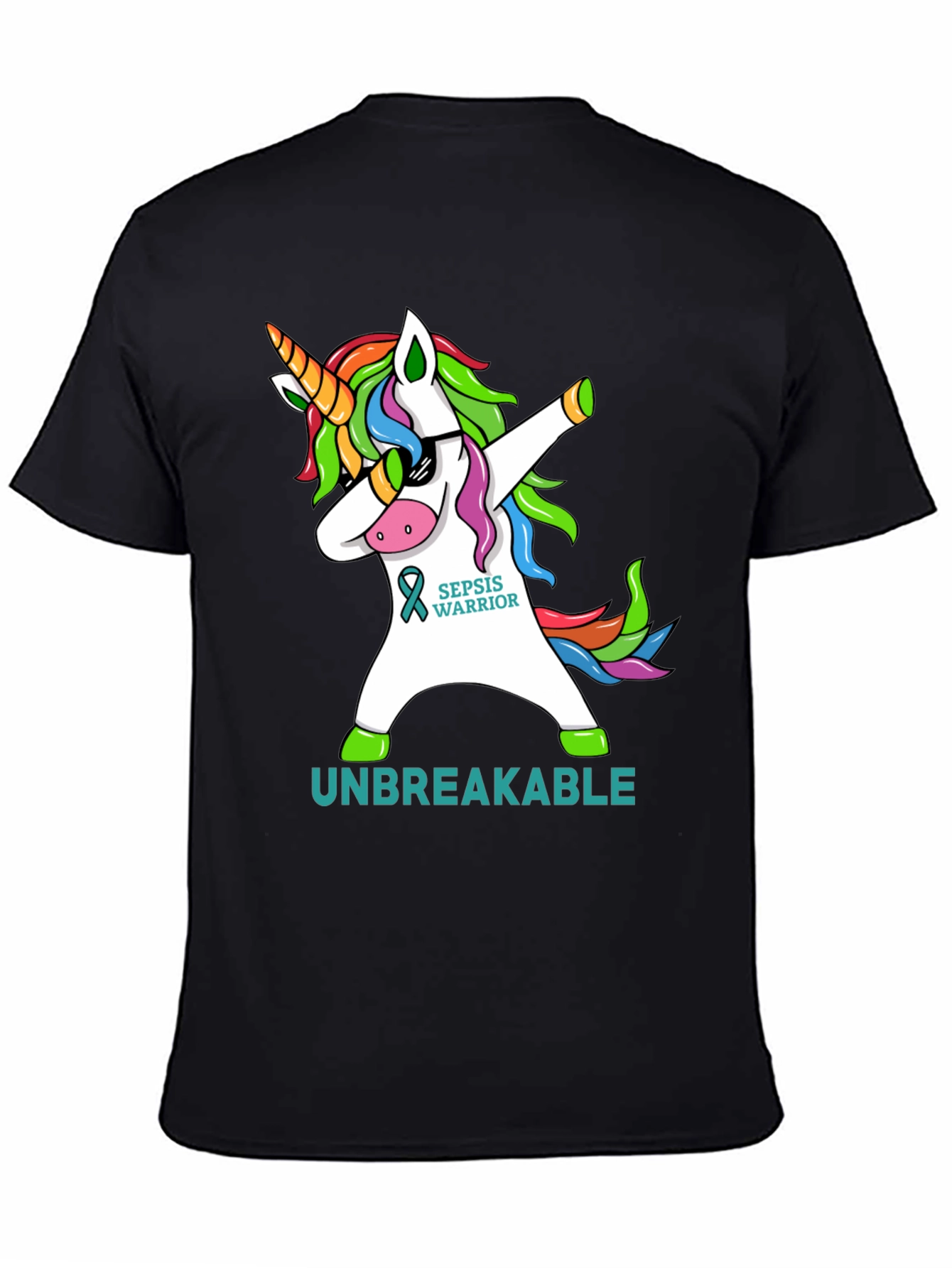 Sepsis Warrior Unicorn T-Shirt