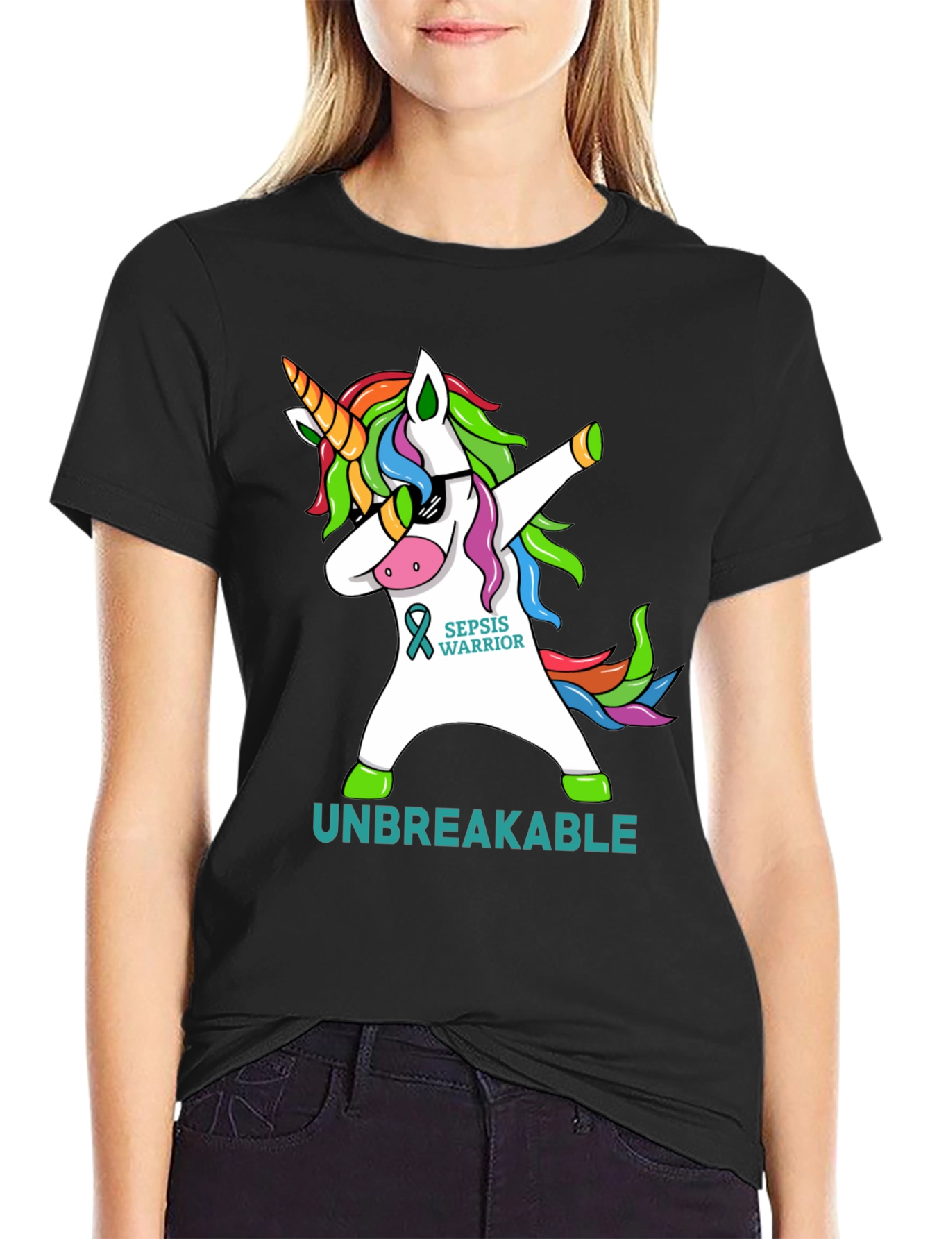 Sepsis Warrior Unicorn T-Shirt