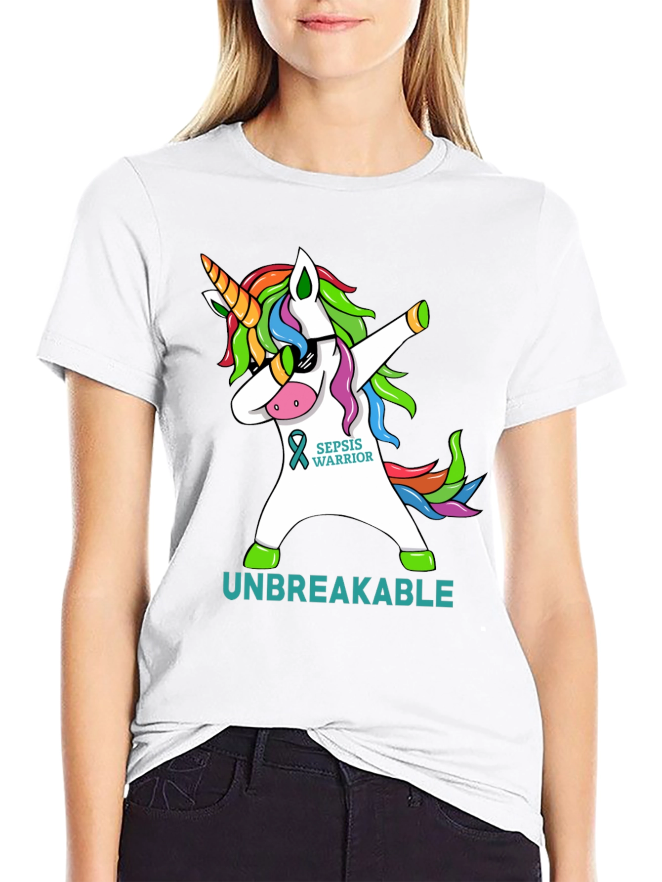Sepsis Warrior Unicorn T-Shirt