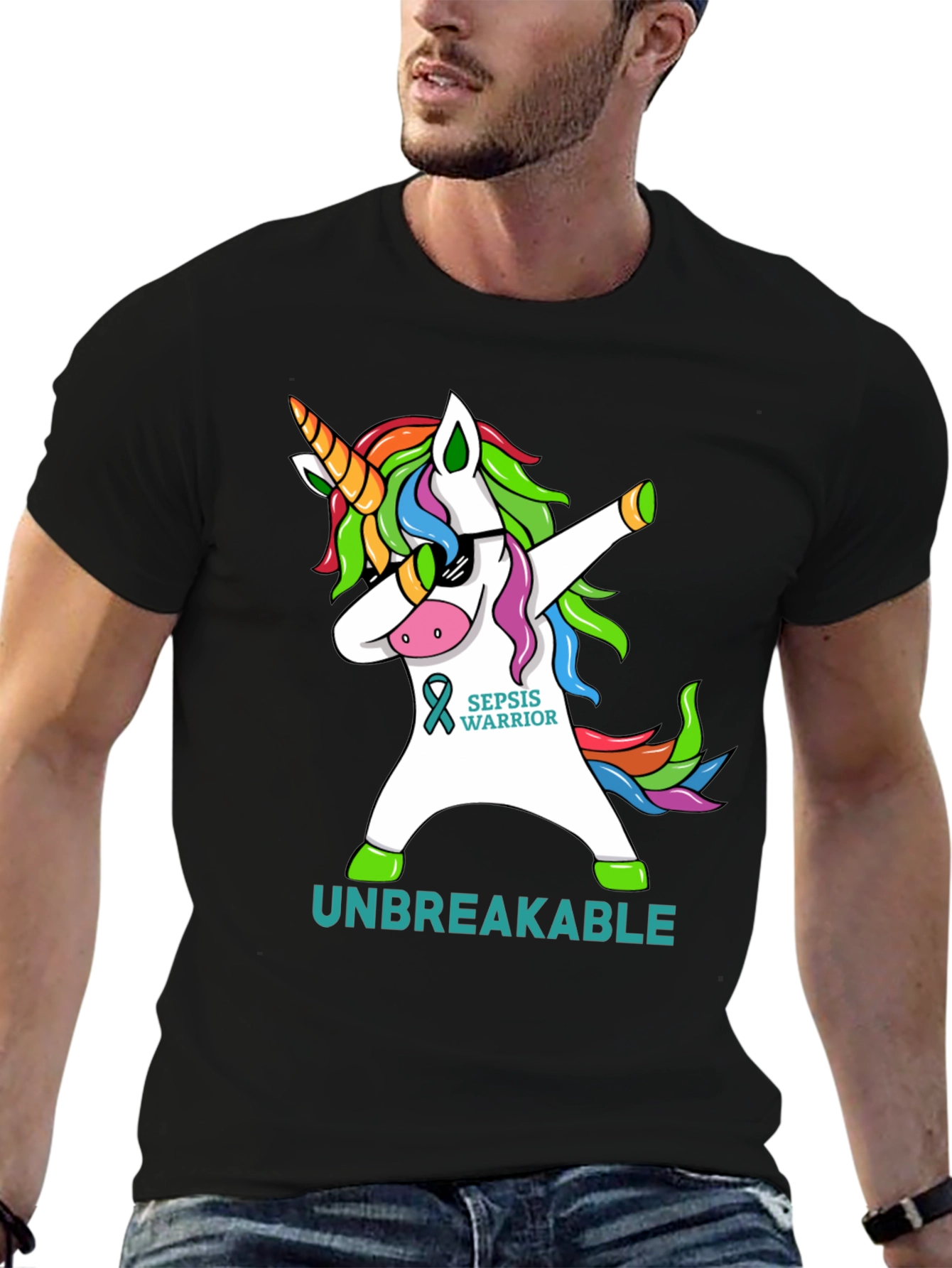 Sepsis Warrior Unicorn T-Shirt