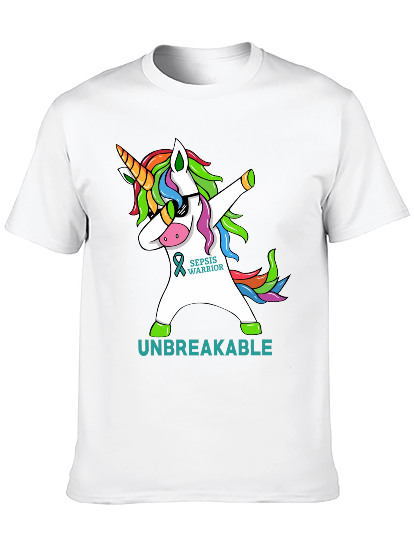 Sepsis Warrior Unicorn T-Shirt