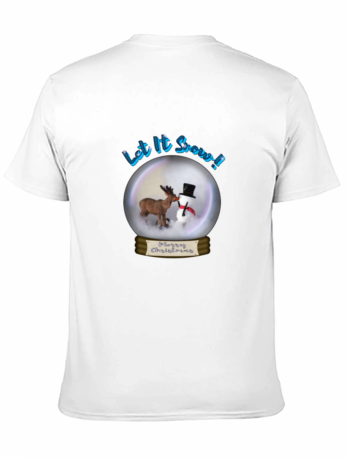 Festive Christmas T-Shirt - Let it Snow Holiday Tee