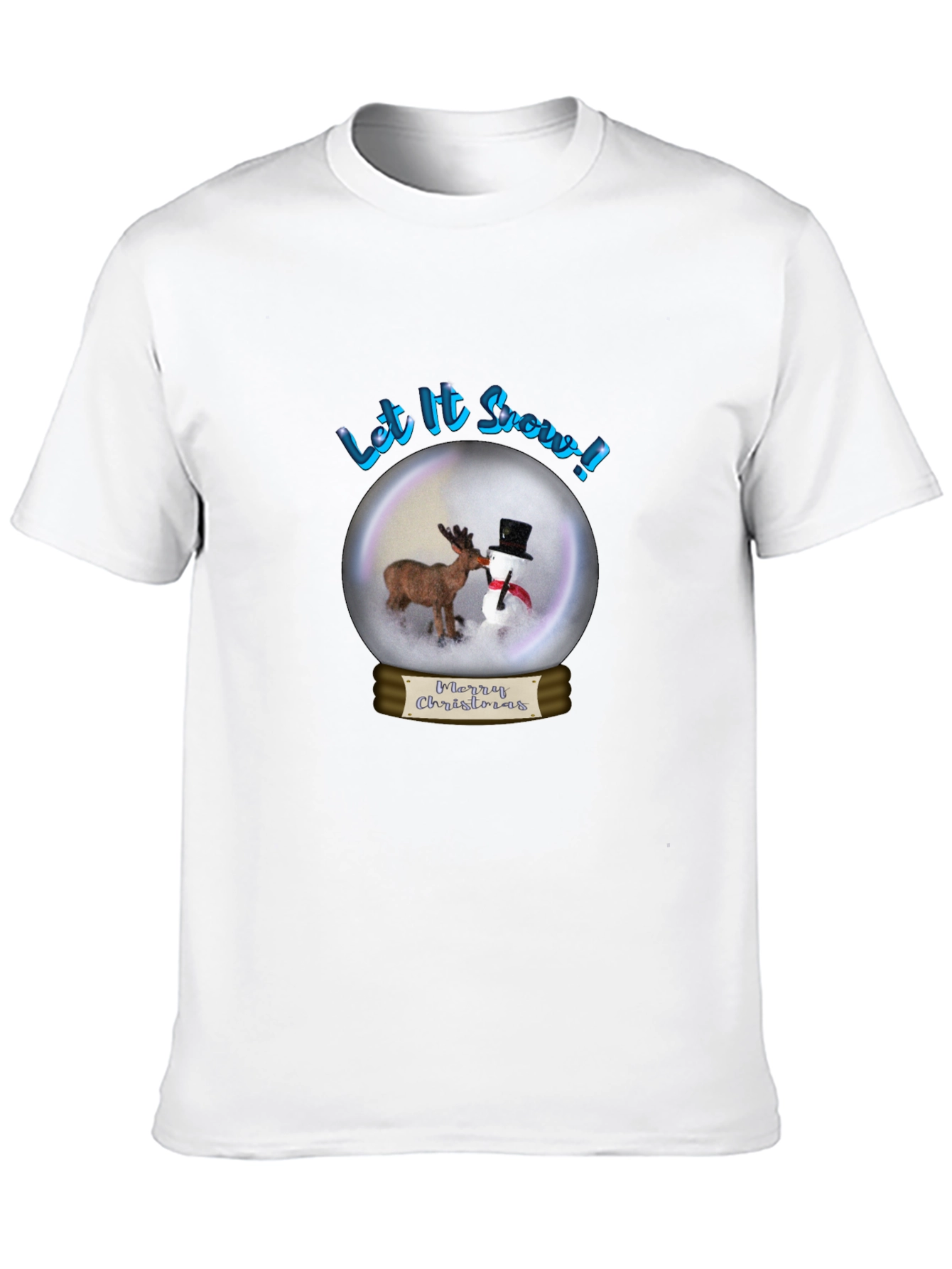 Festive Christmas T-Shirt - Let it Snow Holiday Tee