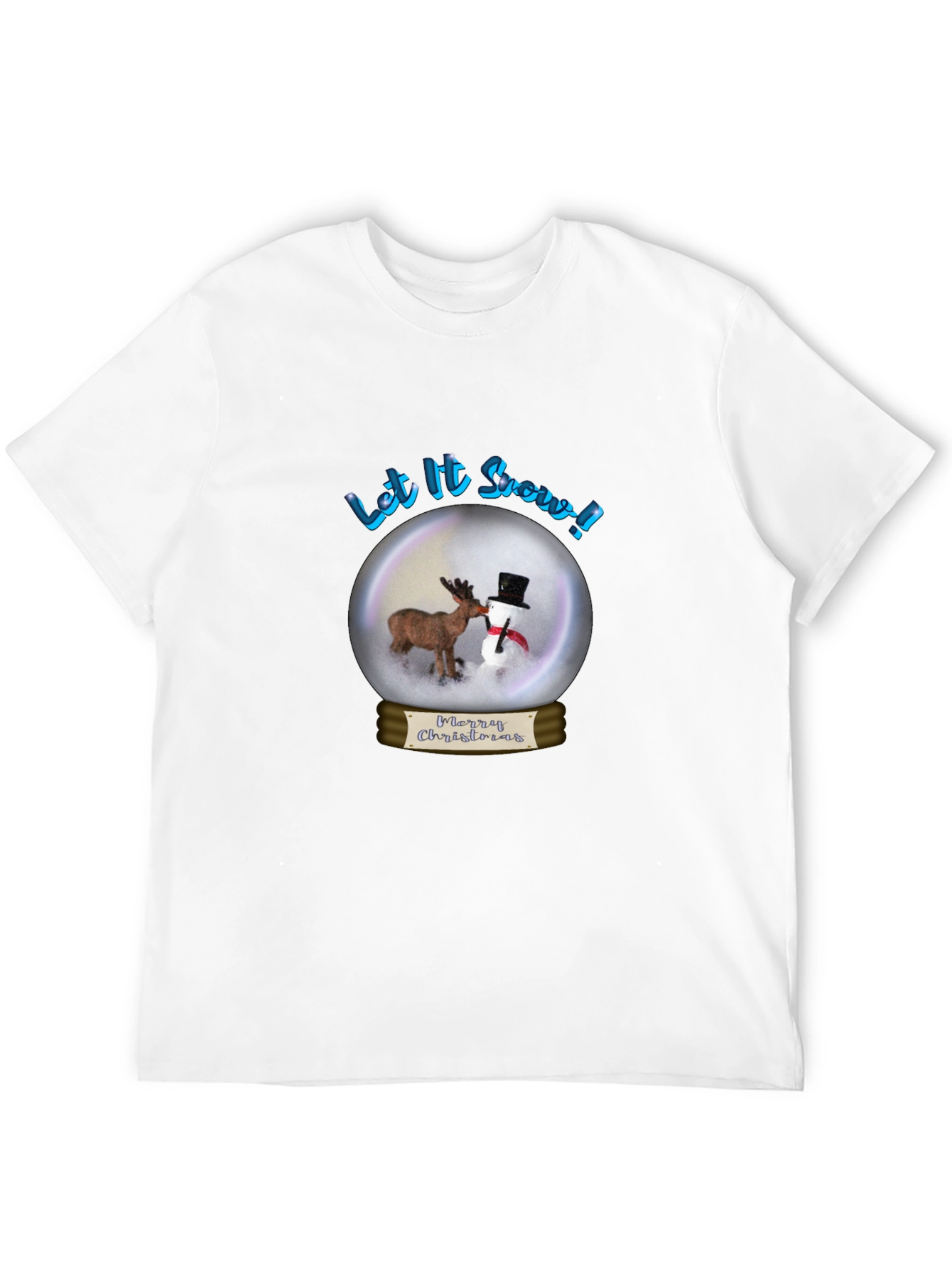 Festive Christmas T-Shirt - Let it Snow Holiday Tee