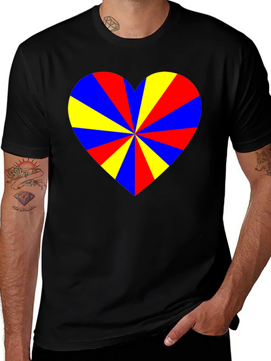 Heart Swirl T-Shirt - Bold Graphic Tee