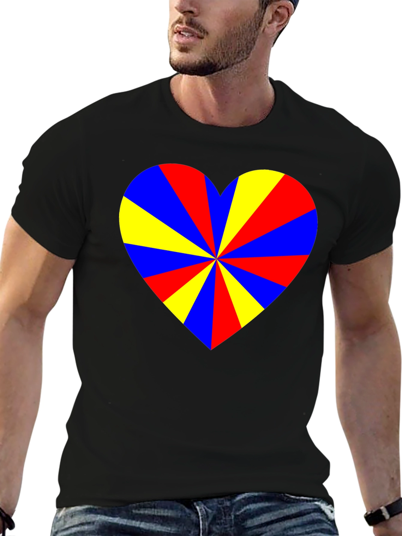 Heart Swirl T-Shirt - Bold Graphic Tee