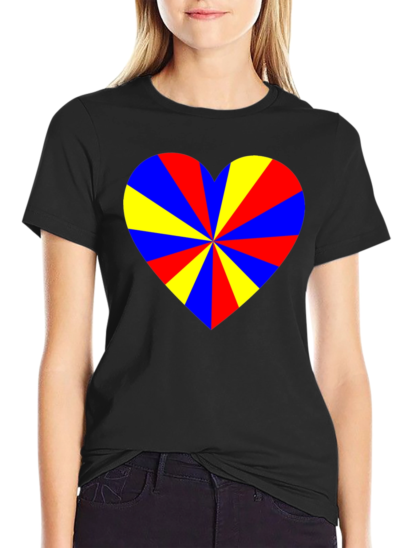 Heart Swirl T-Shirt - Bold Graphic Tee