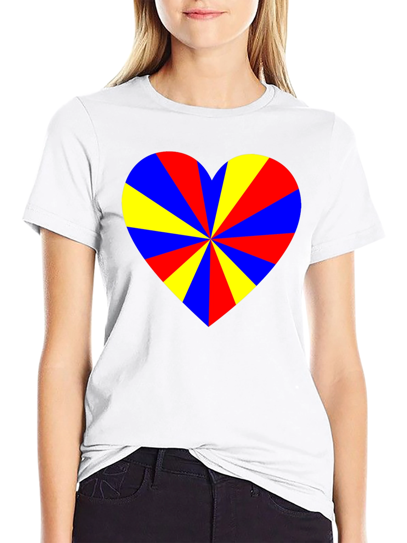 Heart Swirl T-Shirt - Bold Graphic Tee