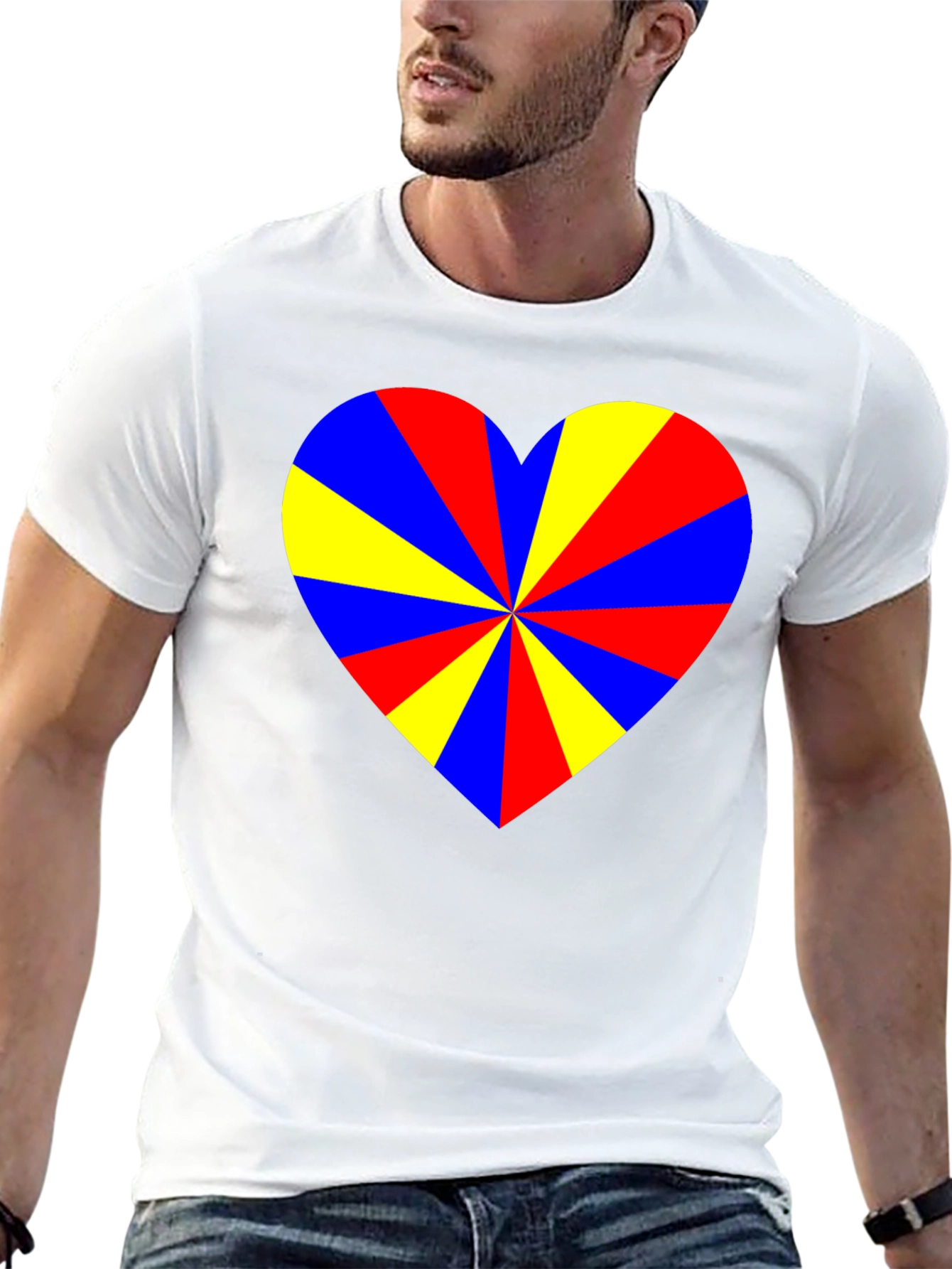 Heart Swirl T-Shirt - Bold Graphic Tee