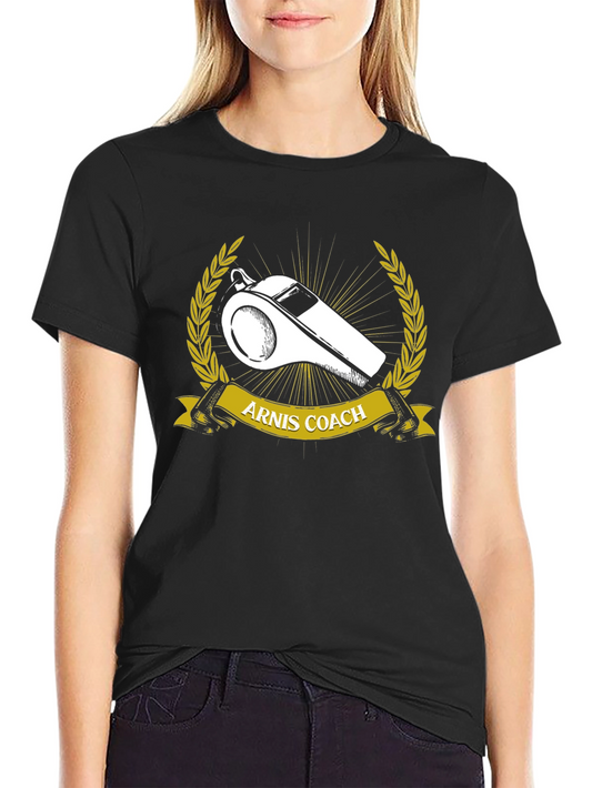 Arnis Coach T-Shirt - Whistle Graphic Design