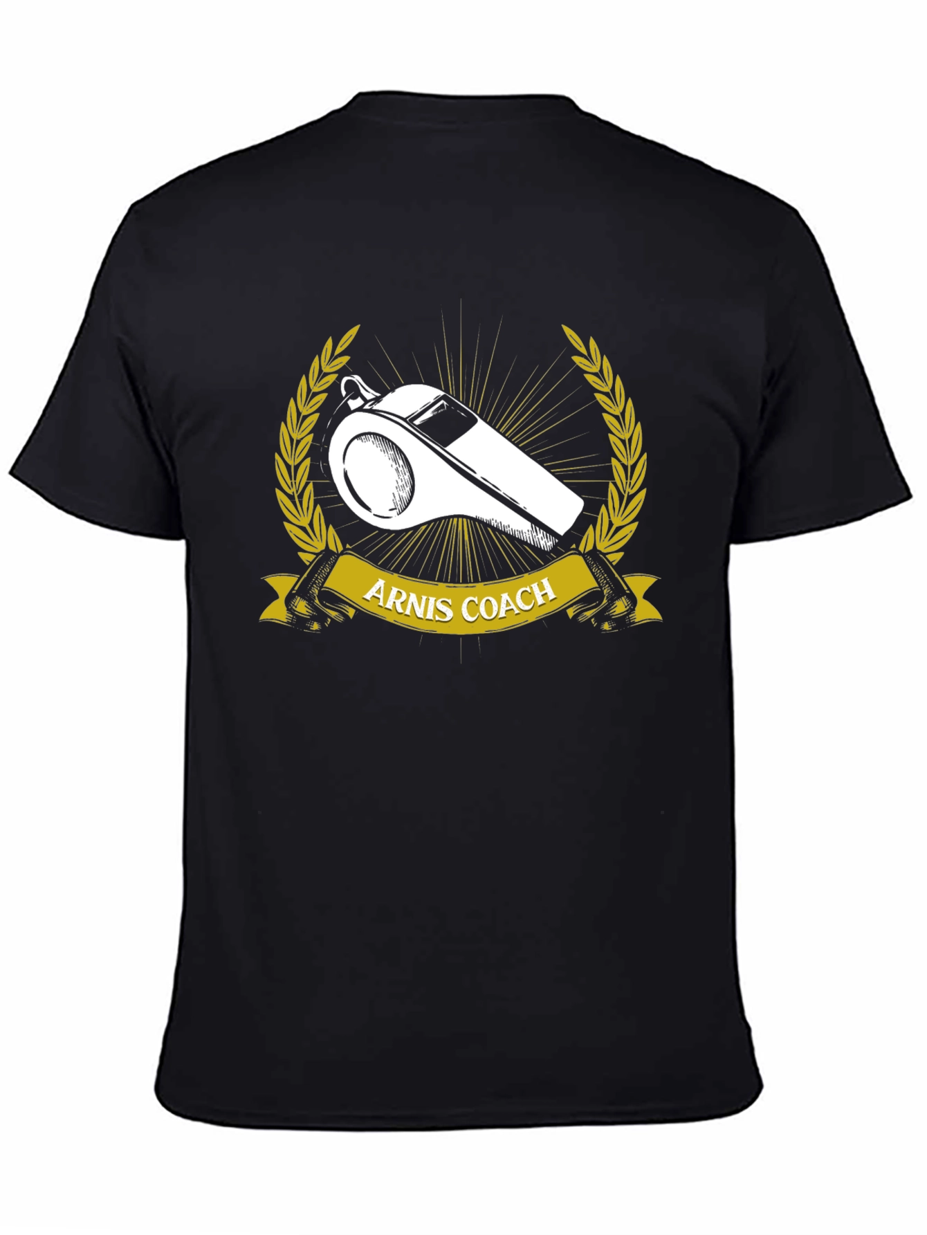 Arnis Coach T-Shirt - Whistle Graphic Design