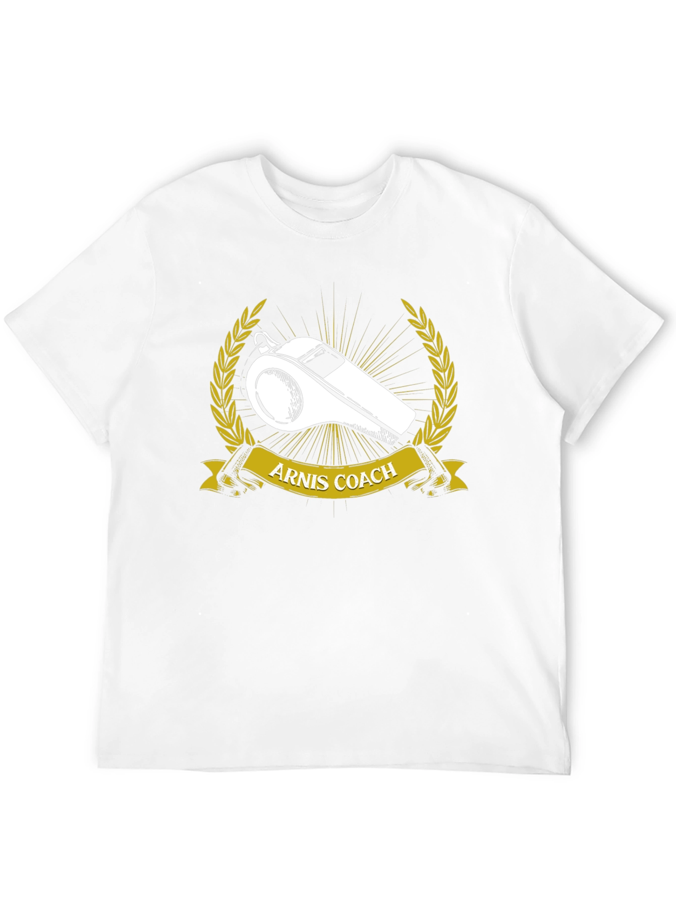 Arnis Coach T-Shirt - Whistle Graphic Design