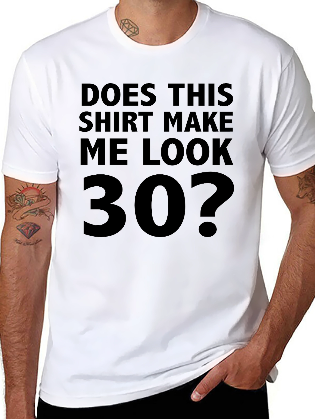 Funny Does This Shirt Make Me Look 30? T-Shirt