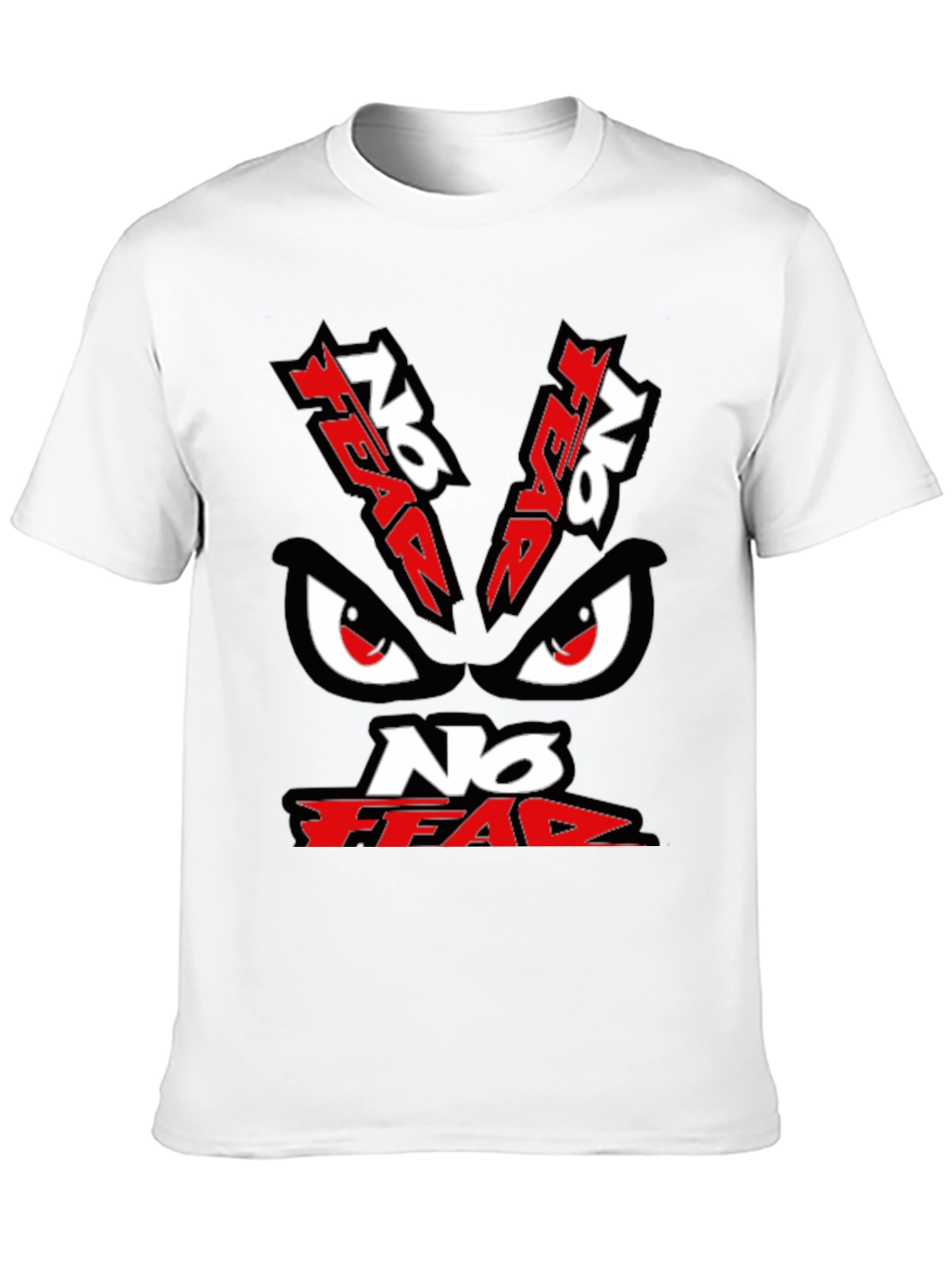 No Fear Graphic Print Black T-Shirt