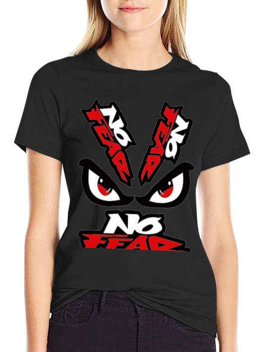 No Fear Graphic Print Black T-Shirt