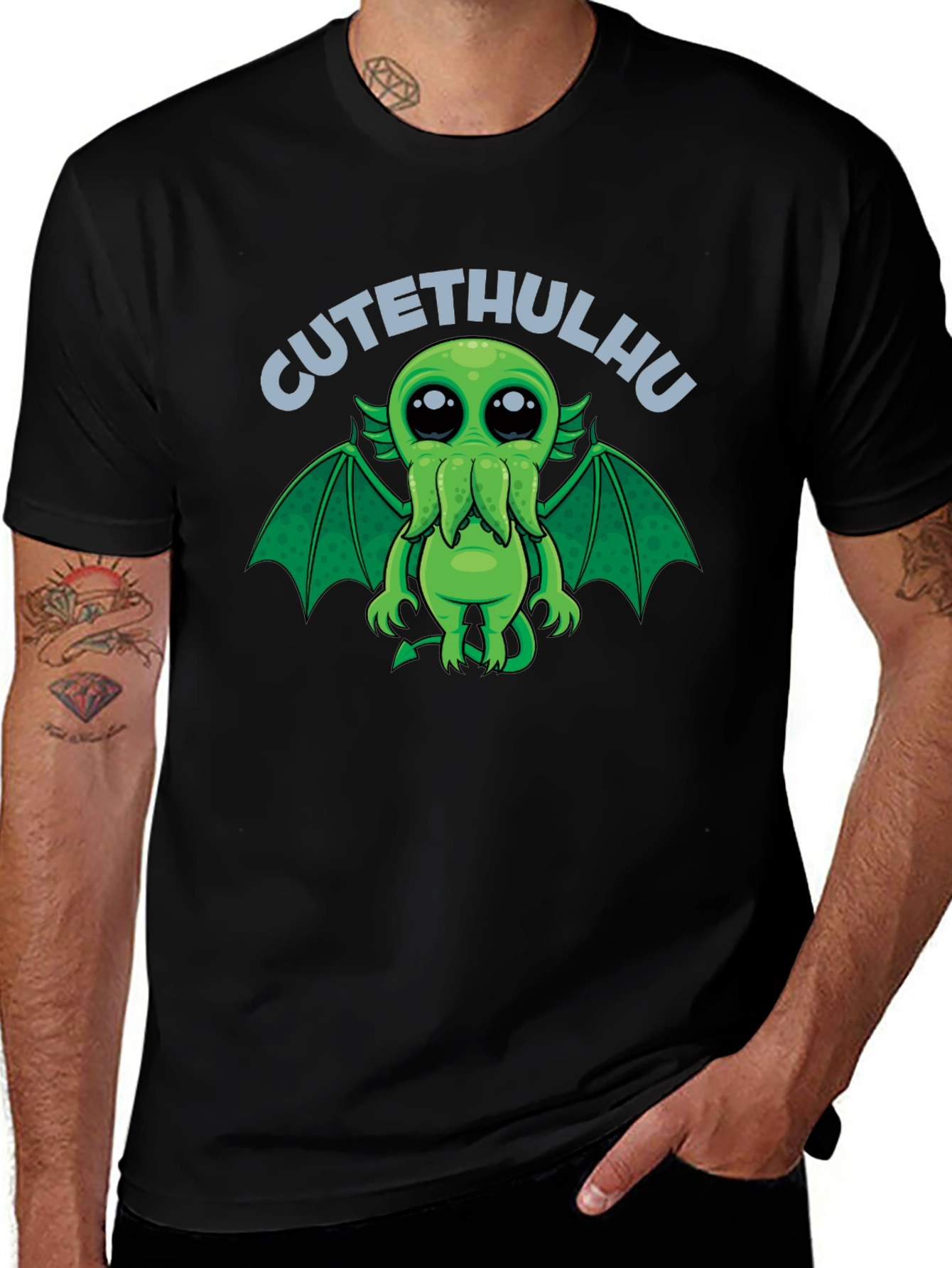CUTEHULHU Black T-Shirt