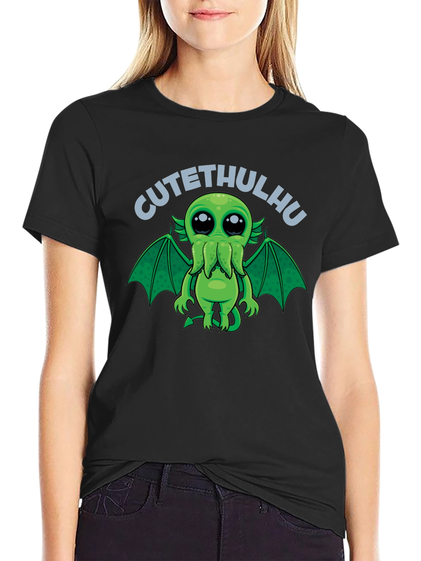 CUTEHULHU Black T-Shirt