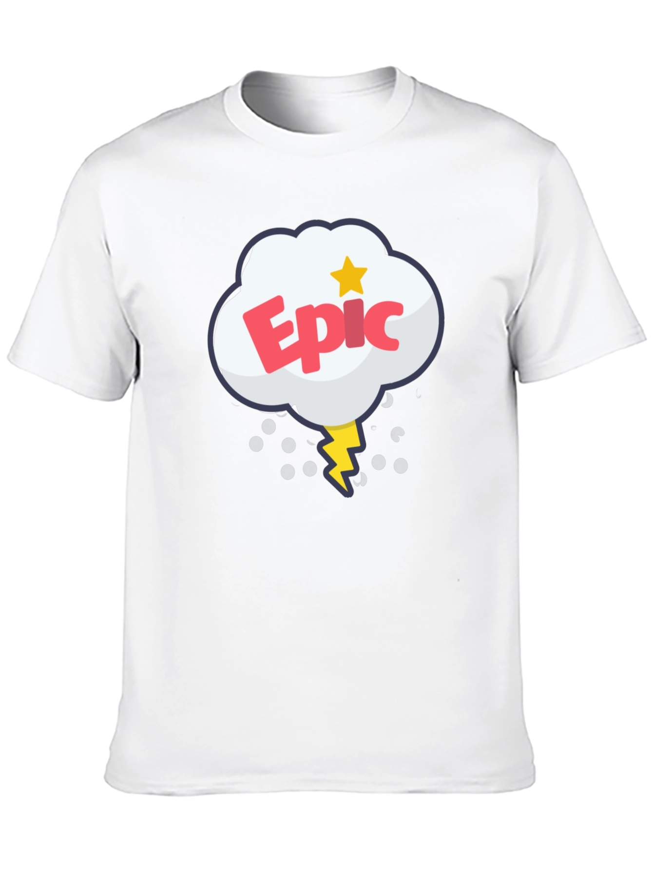Epic Cartoon Style Graphic T-Shirt