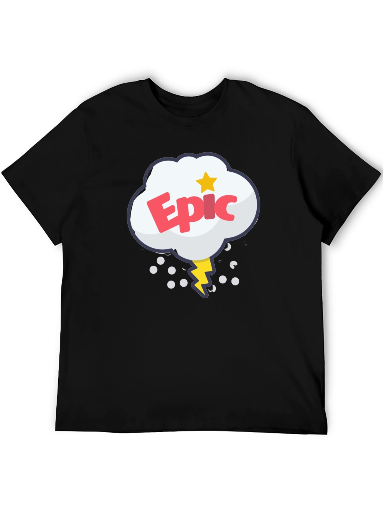 Epic Cartoon Style Graphic T-Shirt