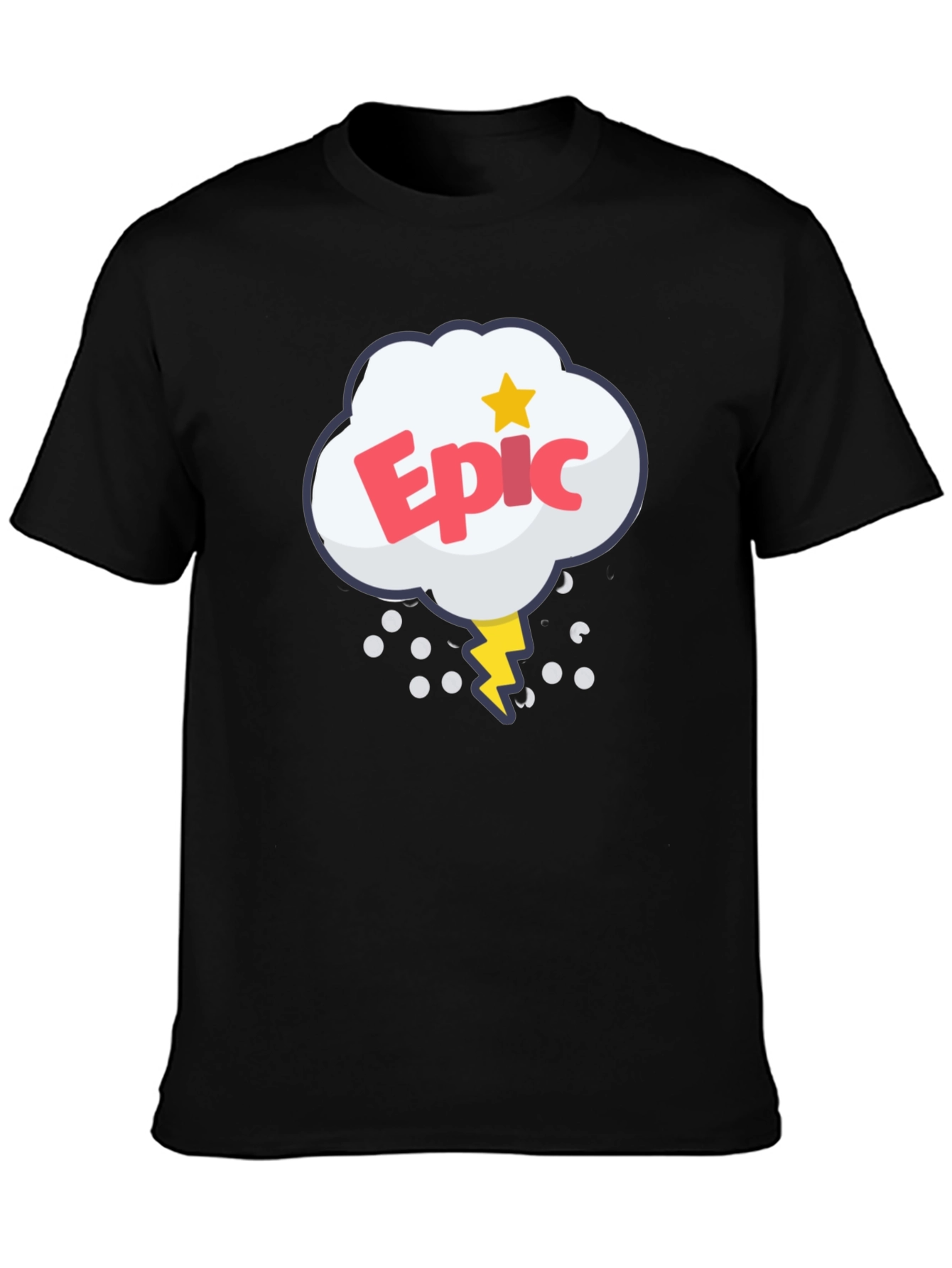 Epic Cartoon Style Graphic T-Shirt