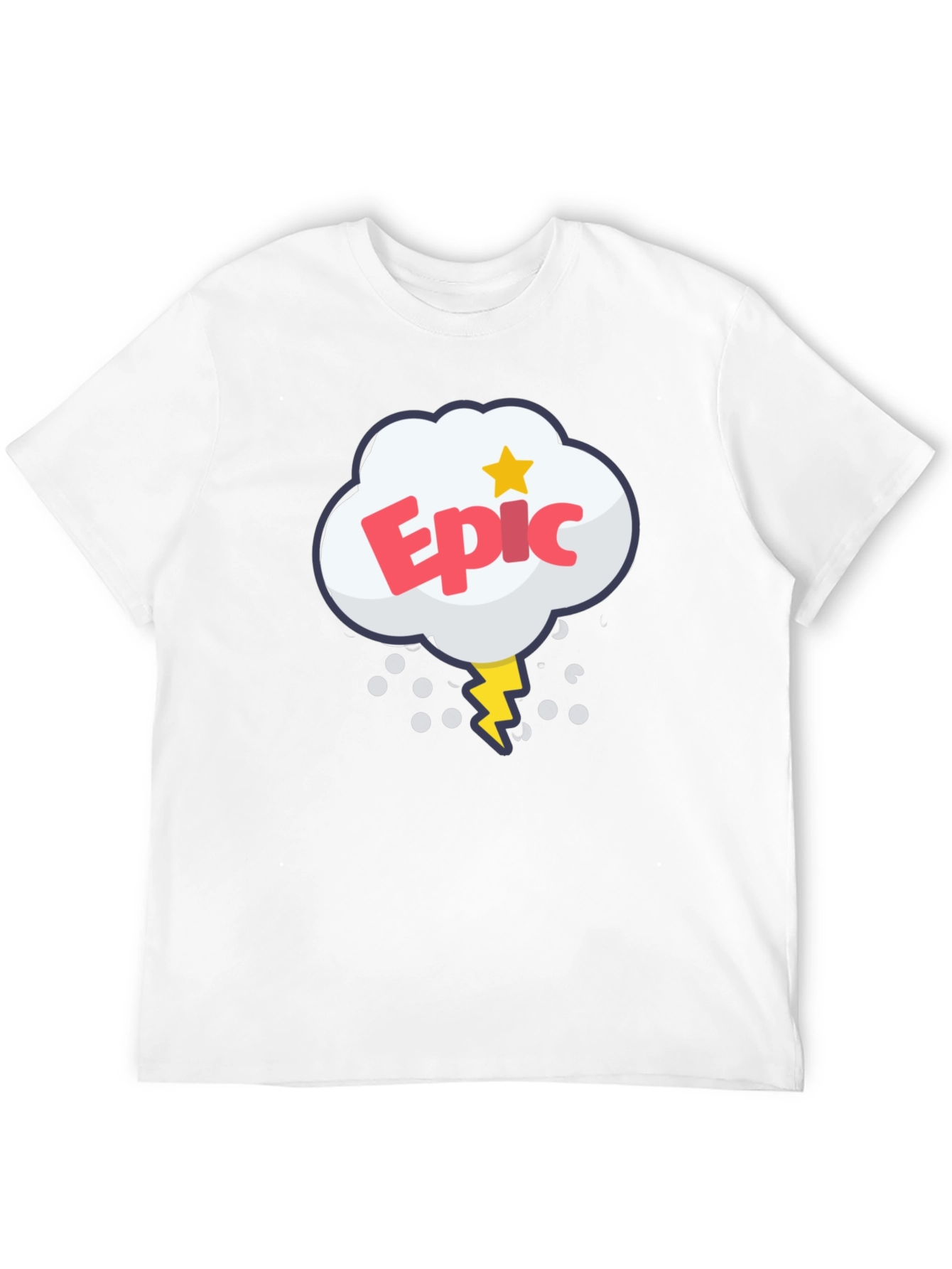 Epic Cartoon Style Graphic T-Shirt