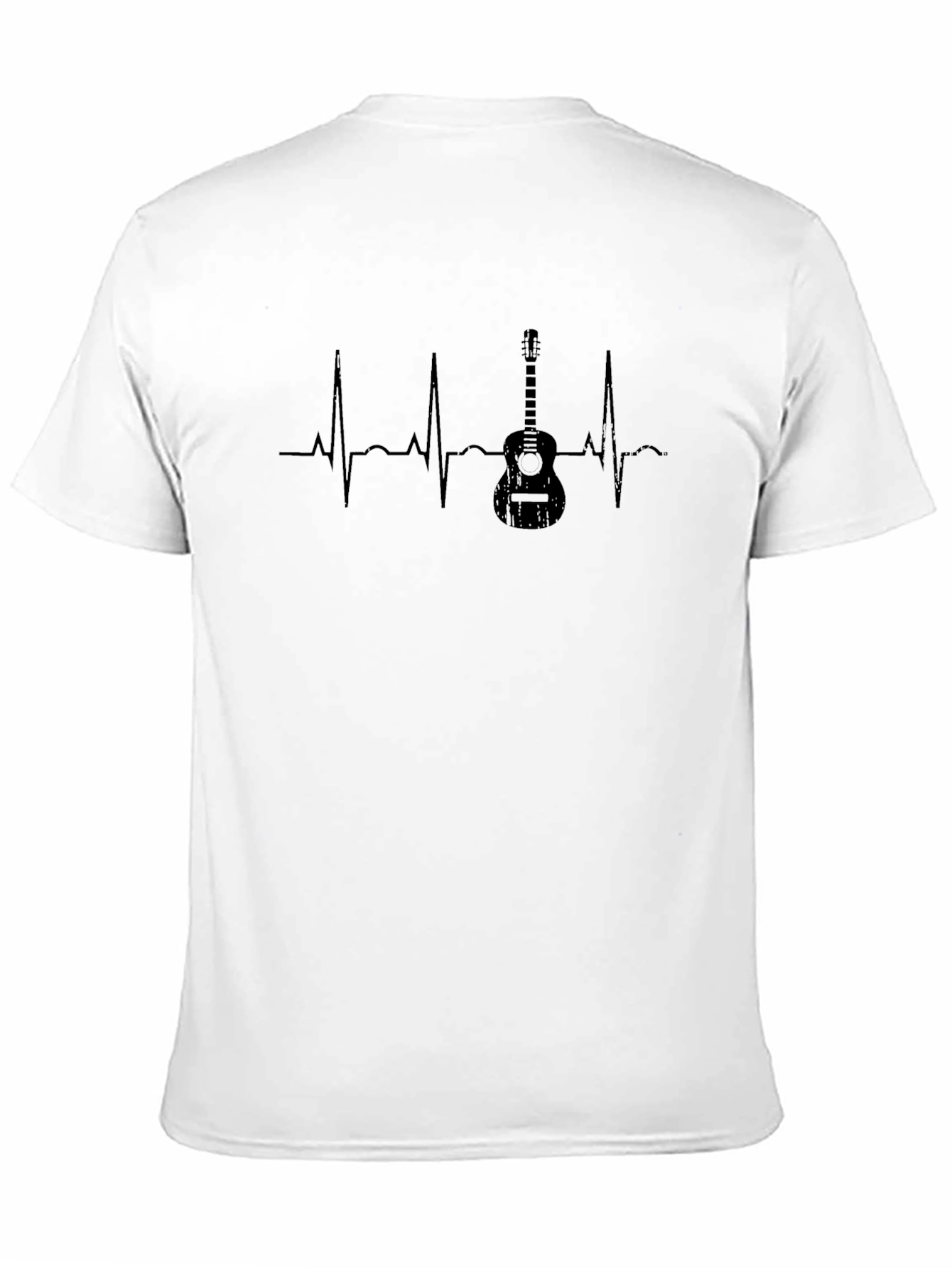 Guitar Heartbeat T-Shirt - Musician Graphic Tee