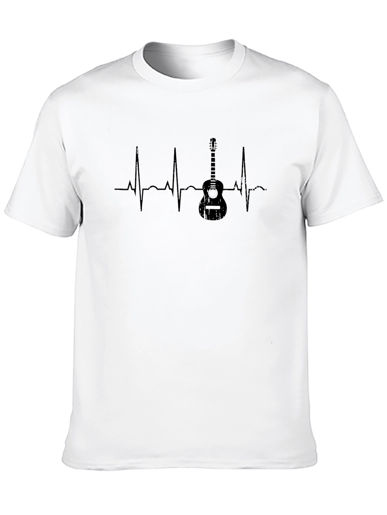 Guitar Heartbeat T-Shirt - Musician Graphic Tee