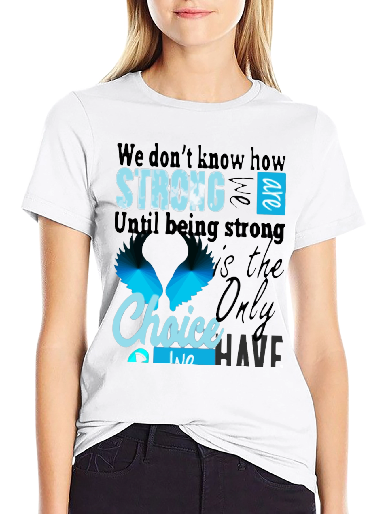 Strong Choice Graphic T-Shirt - Black