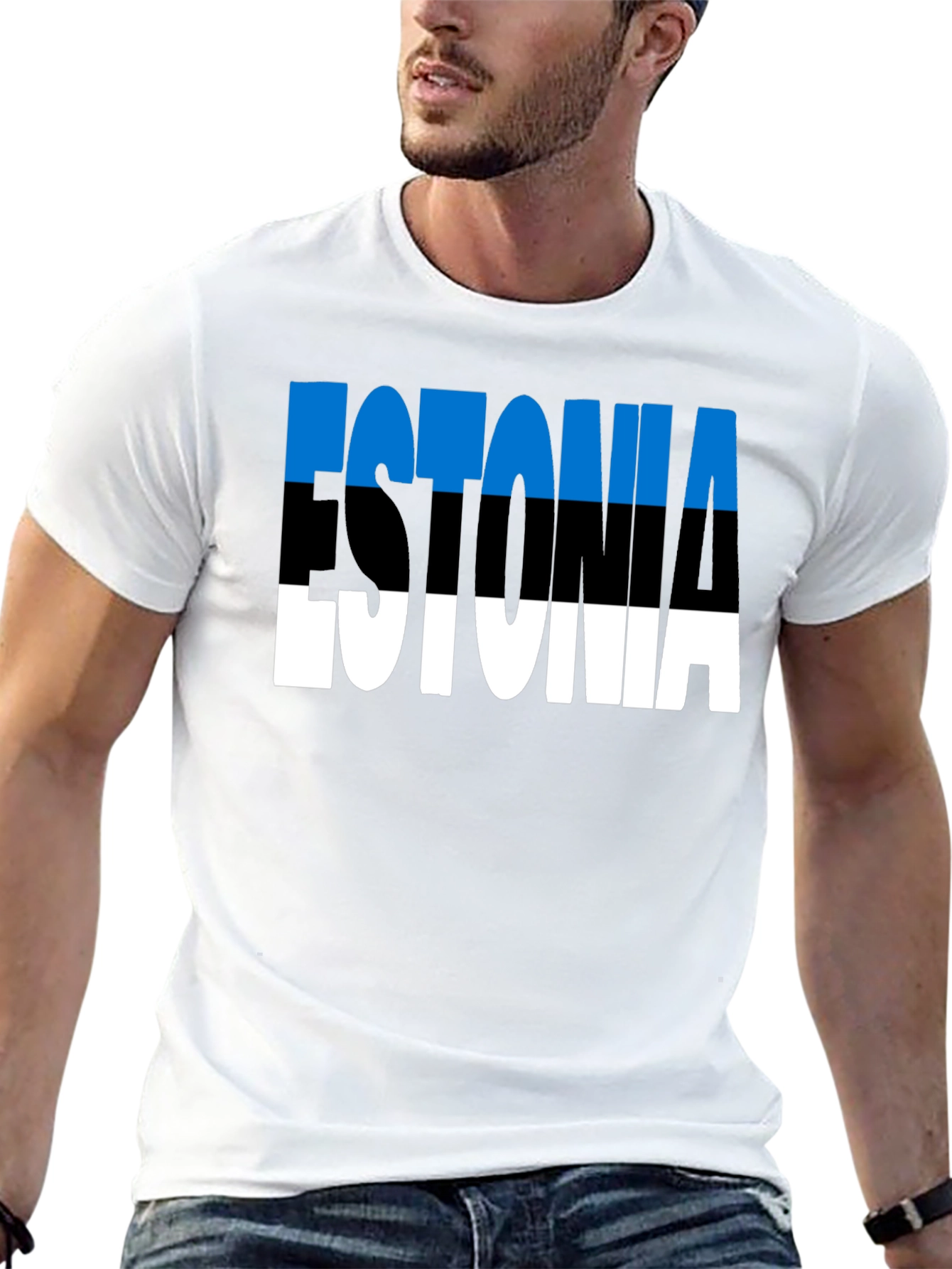 Estonia Flag T-Shirt - National Pride Tee