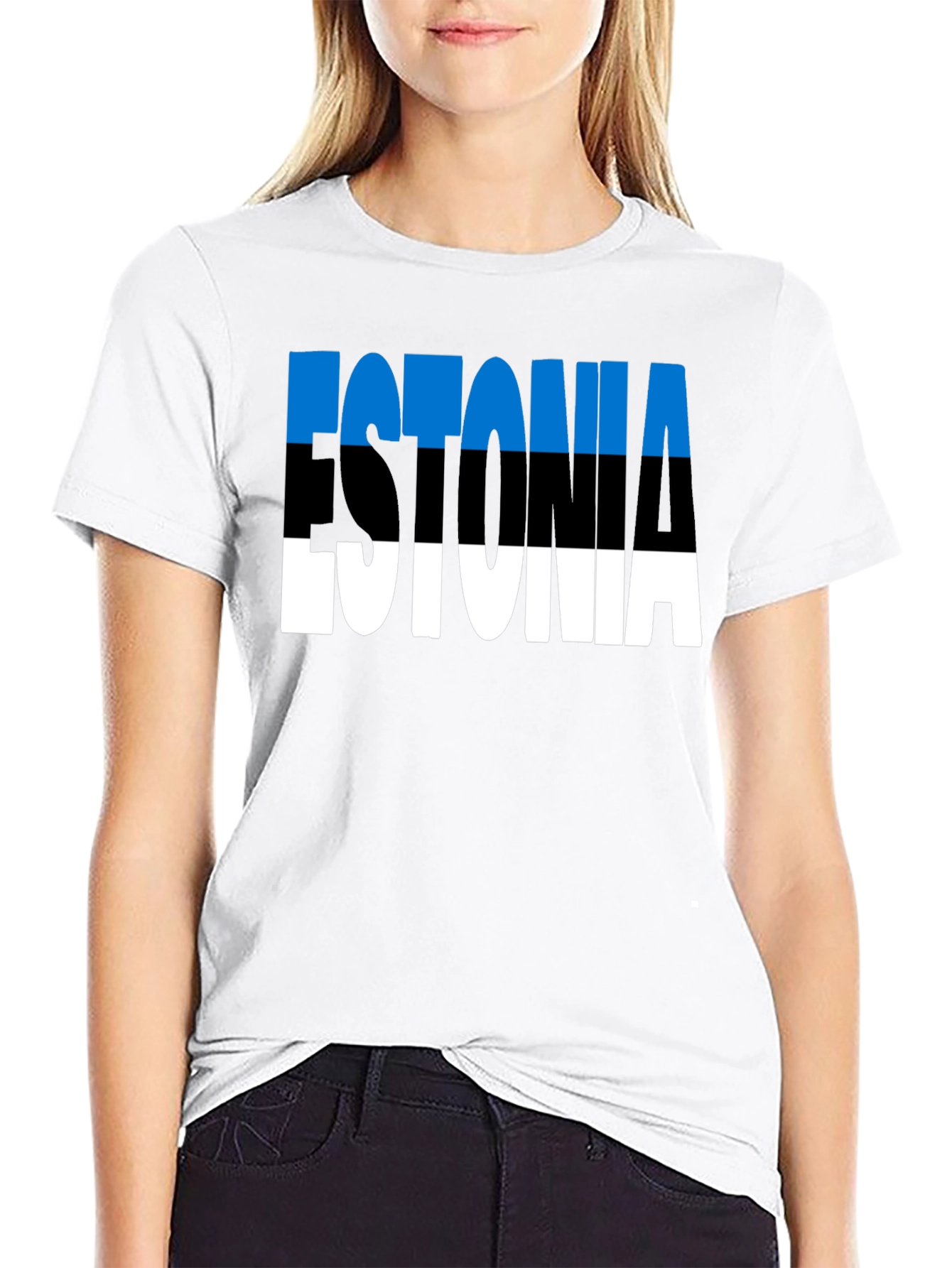 Estonia Flag T-Shirt - National Pride Tee