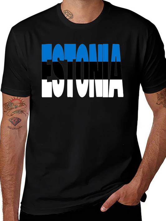 Estonia Flag T-Shirt - National Pride Tee