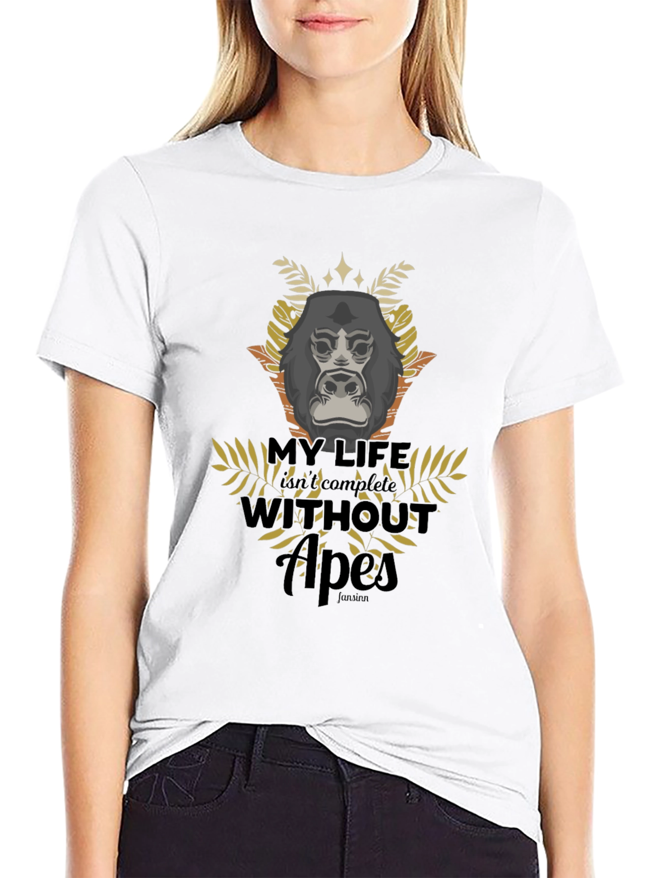 Apes Graphic T-Shirt - Black