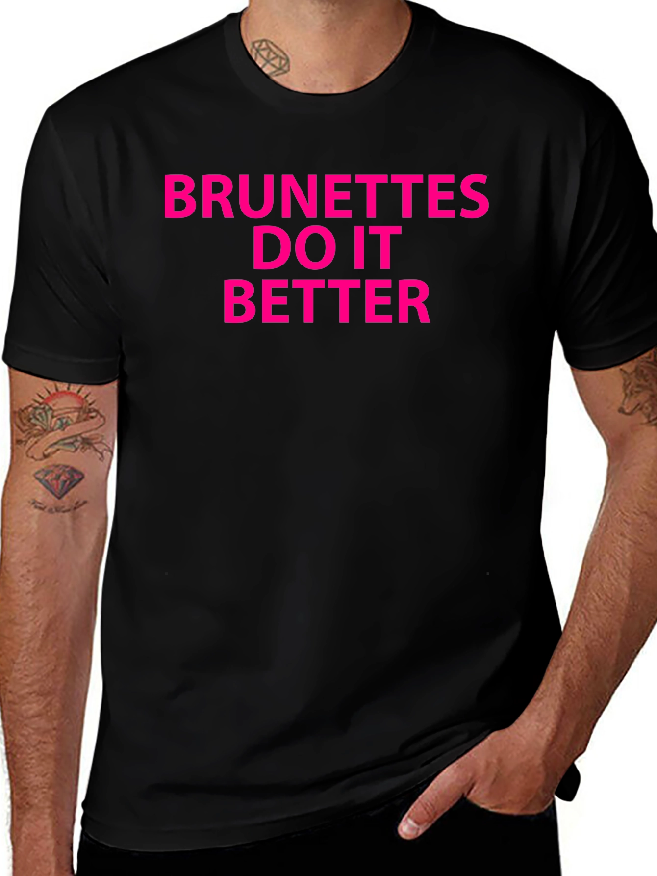Brunettes Do It Better Graphic T-Shirt