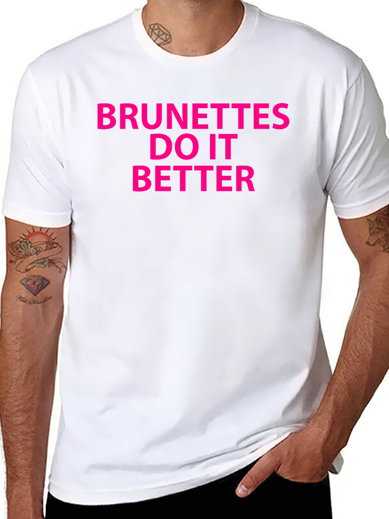Brunettes Do It Better Graphic T-Shirt