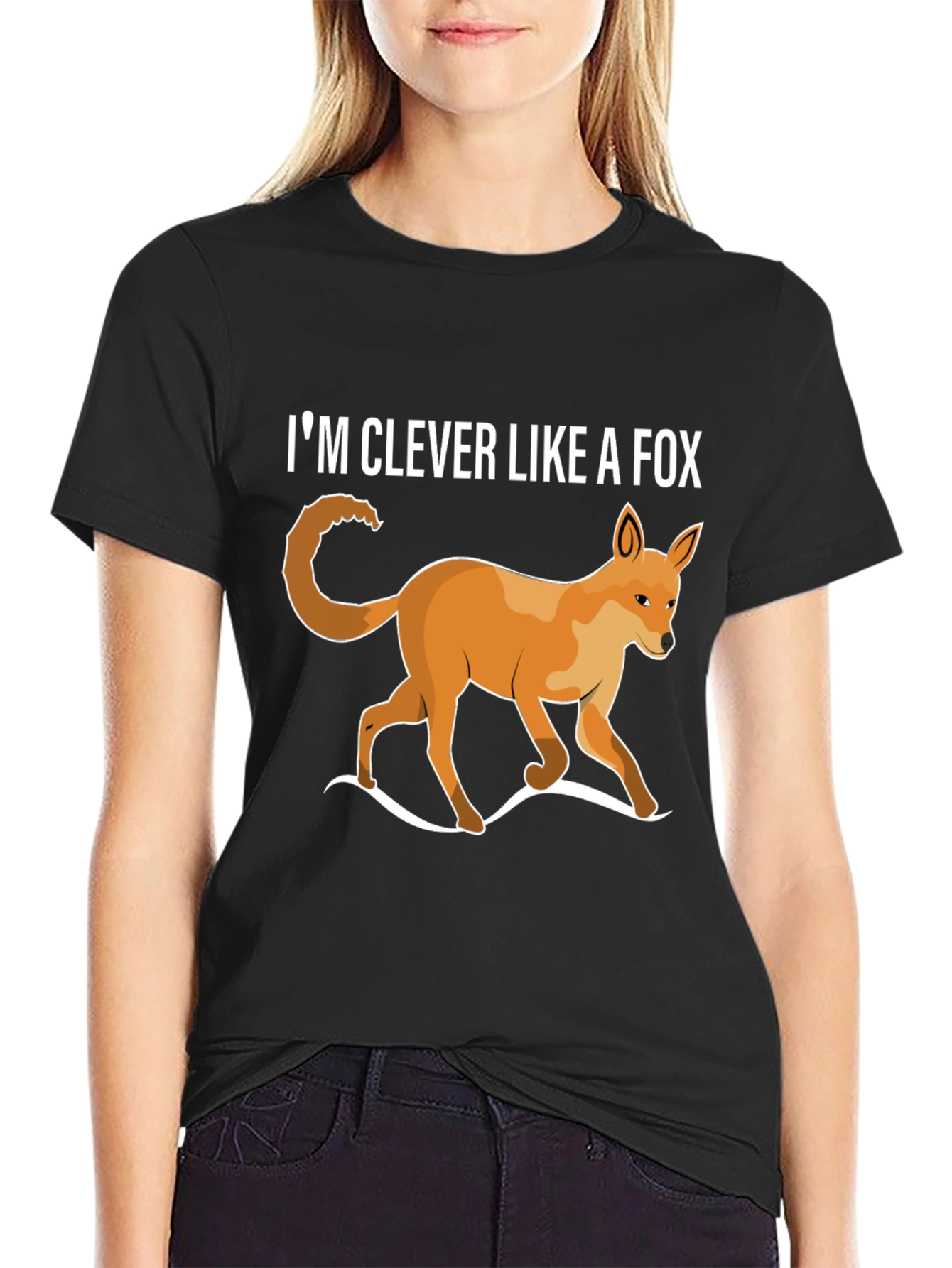 Clever Like A Fox T-Shirt - Unique Animal Design