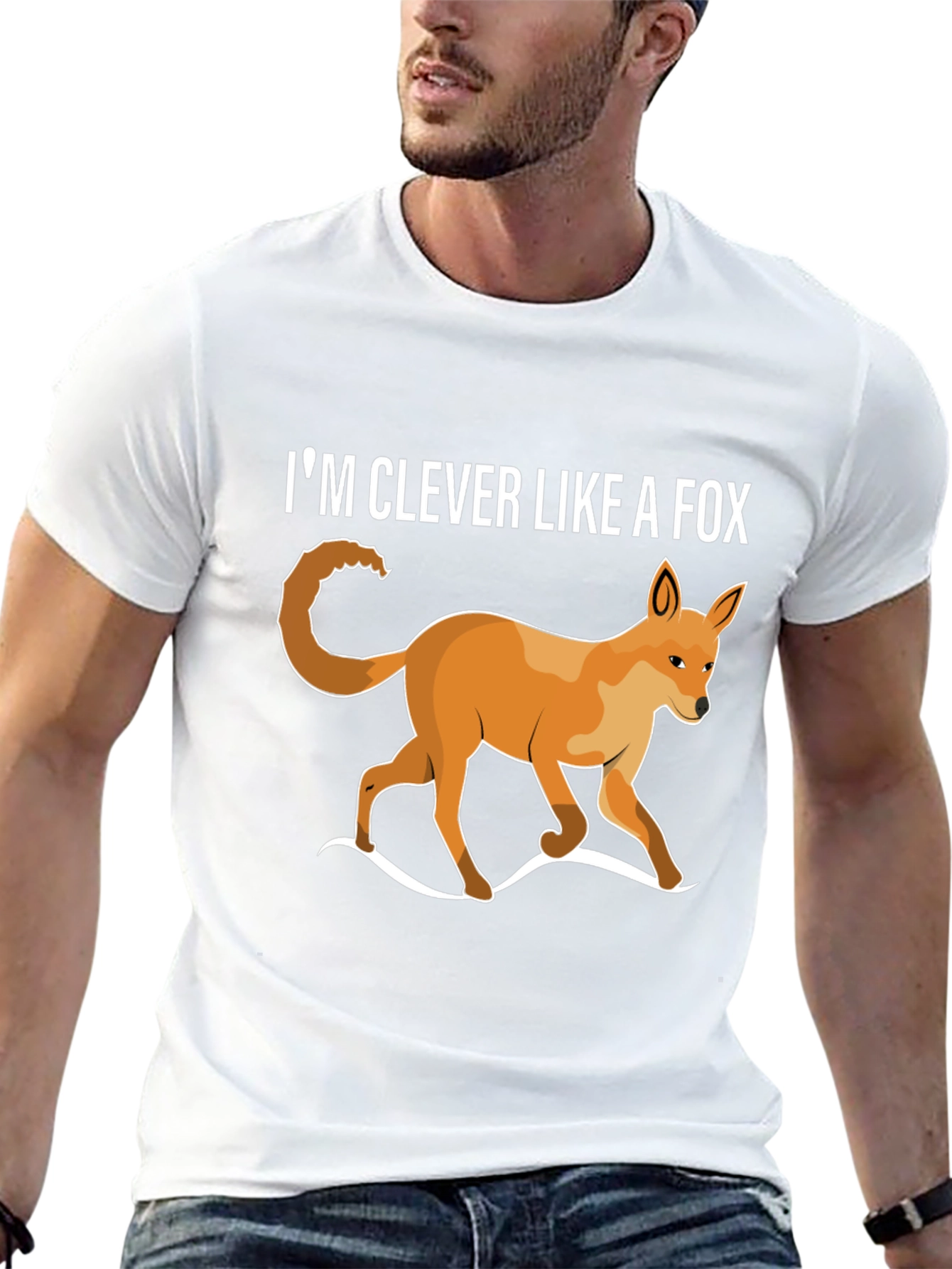 Clever Like A Fox T-Shirt - Unique Animal Design