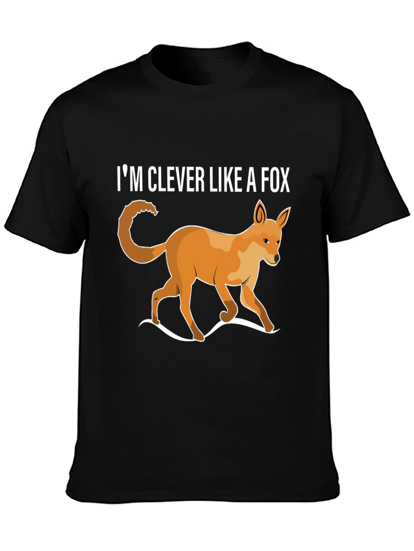 Clever Like A Fox T-Shirt - Unique Animal Design