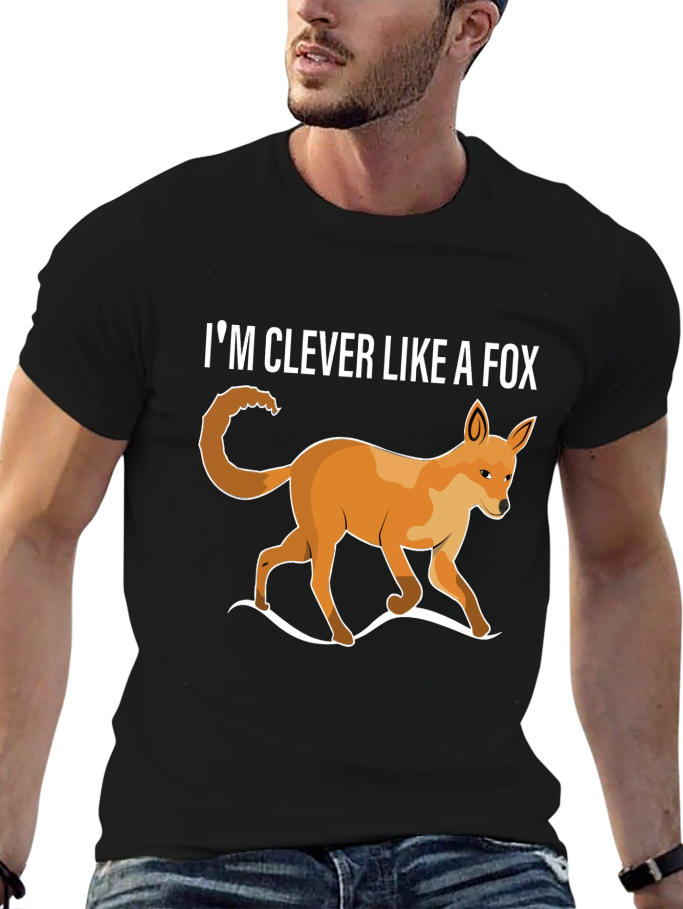 Clever Like A Fox T-Shirt - Unique Animal Design